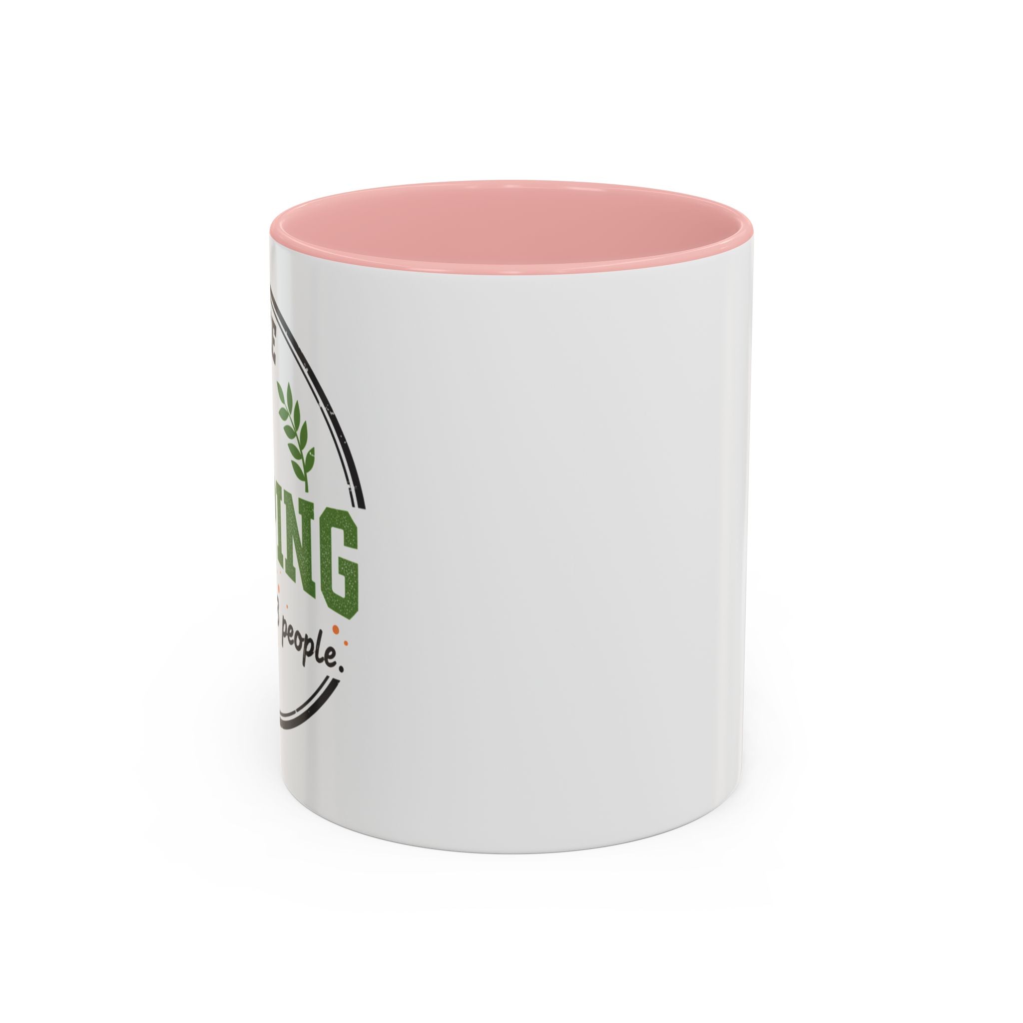 Funny Camping Accent Coffee Mug — I like CAMPING and MAYBE 3 people.