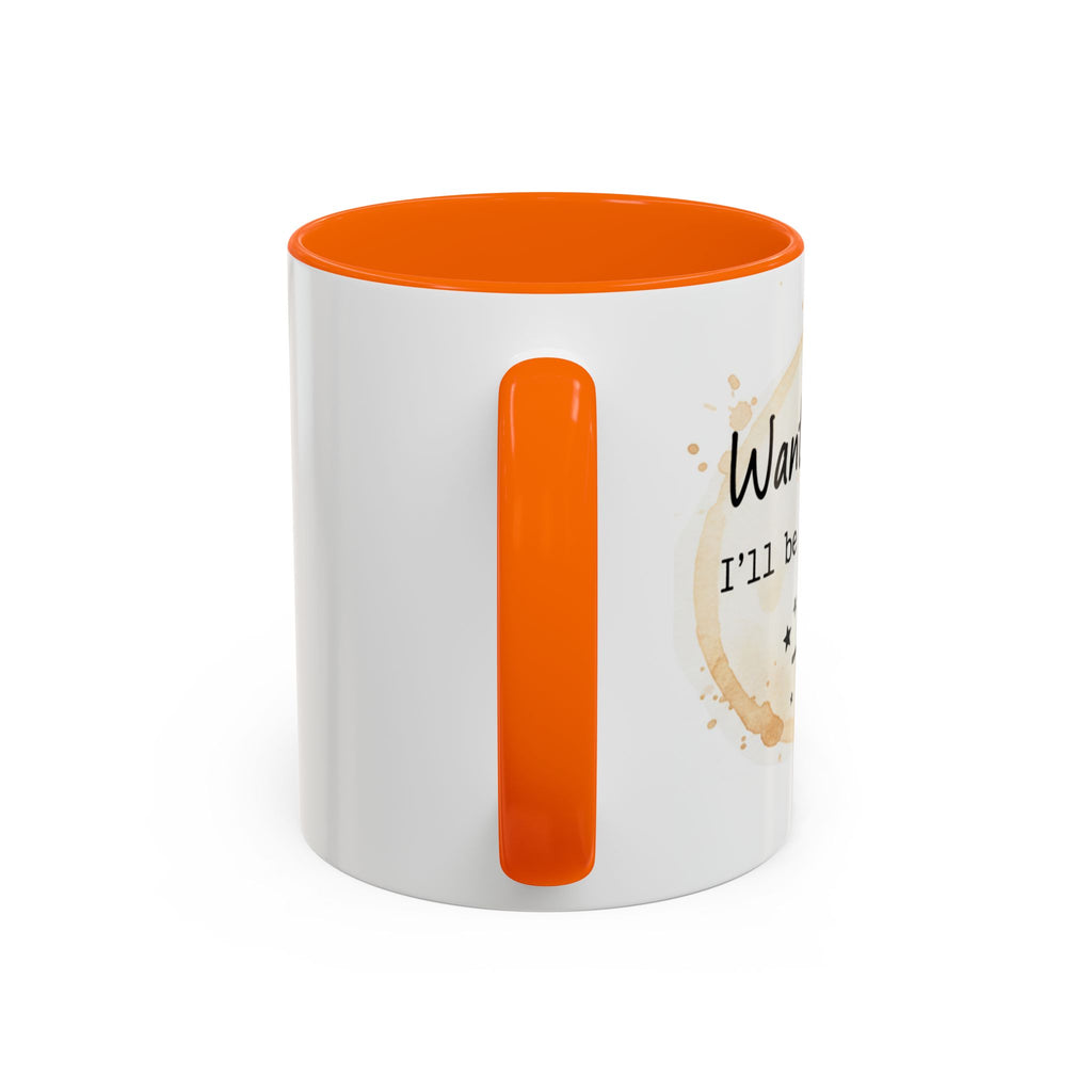 Religious Coffee Mug – “Want to Talk? I’ll Be Up All Night.-God” Accent Ceramic Mug
