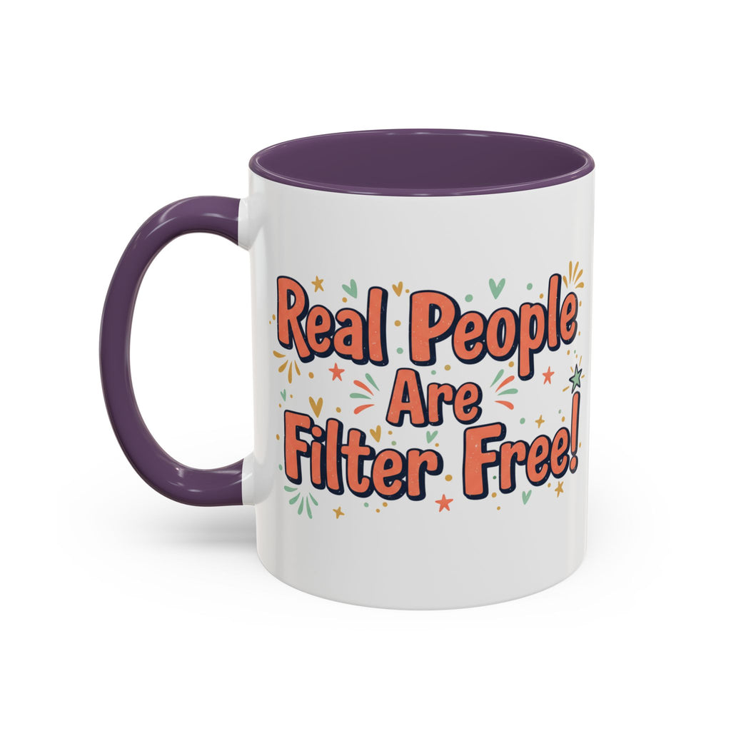 Funny People-Phobic Accent Coffee Mug — "People Make Me Tired" Retro Design (11/15 oz)