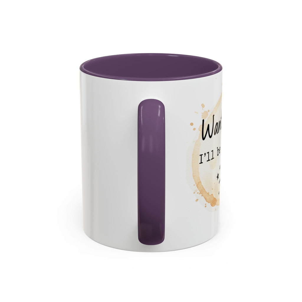 Religious Coffee Mug – “Want to Talk? I’ll Be Up All Night.-God” Accent Ceramic Mug
