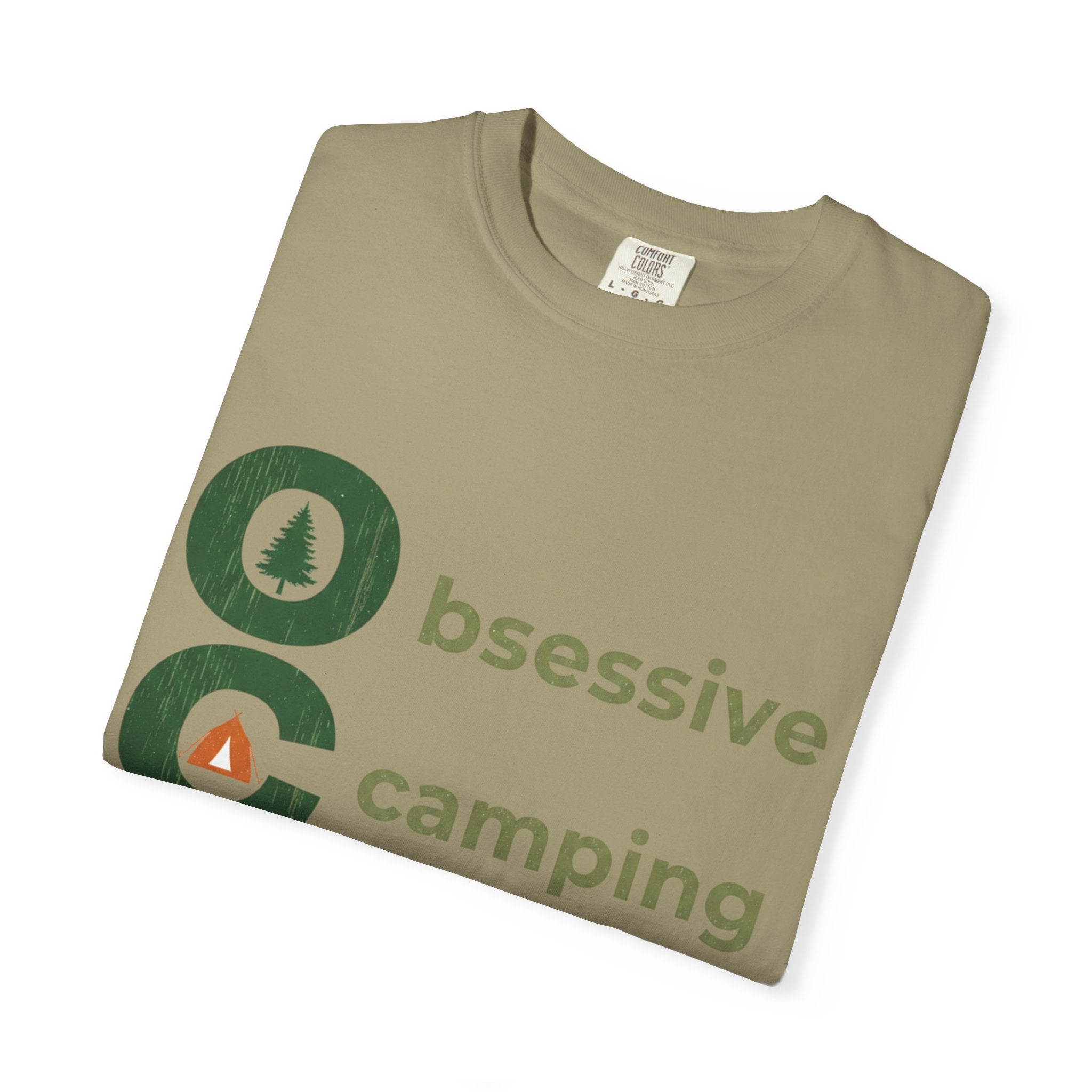 Camping T-Shirt — "Obsessive Camping Disorder" Graphic Tee (Outdoor Camper Gift)