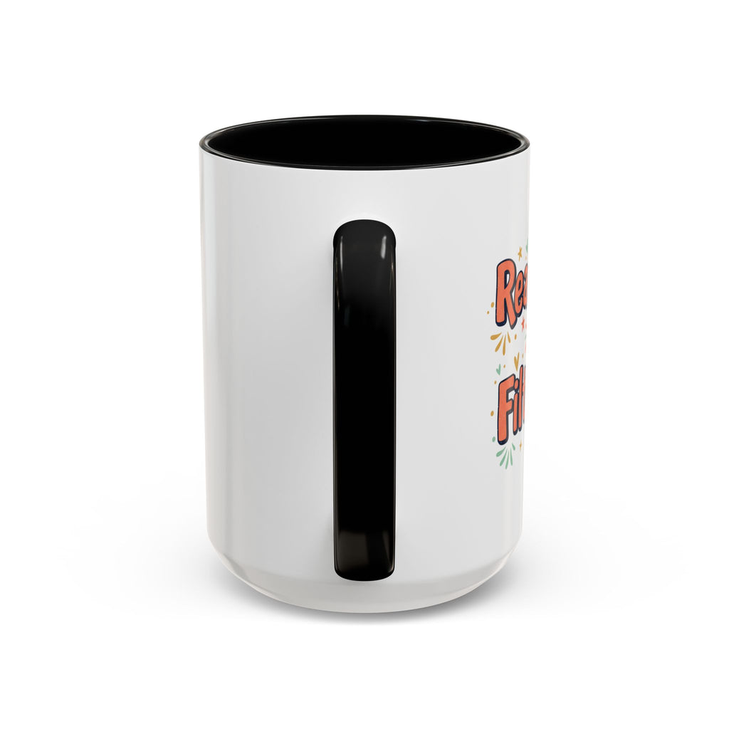 Funny People-Phobic Accent Coffee Mug — "People Make Me Tired" Retro Design (11/15 oz)