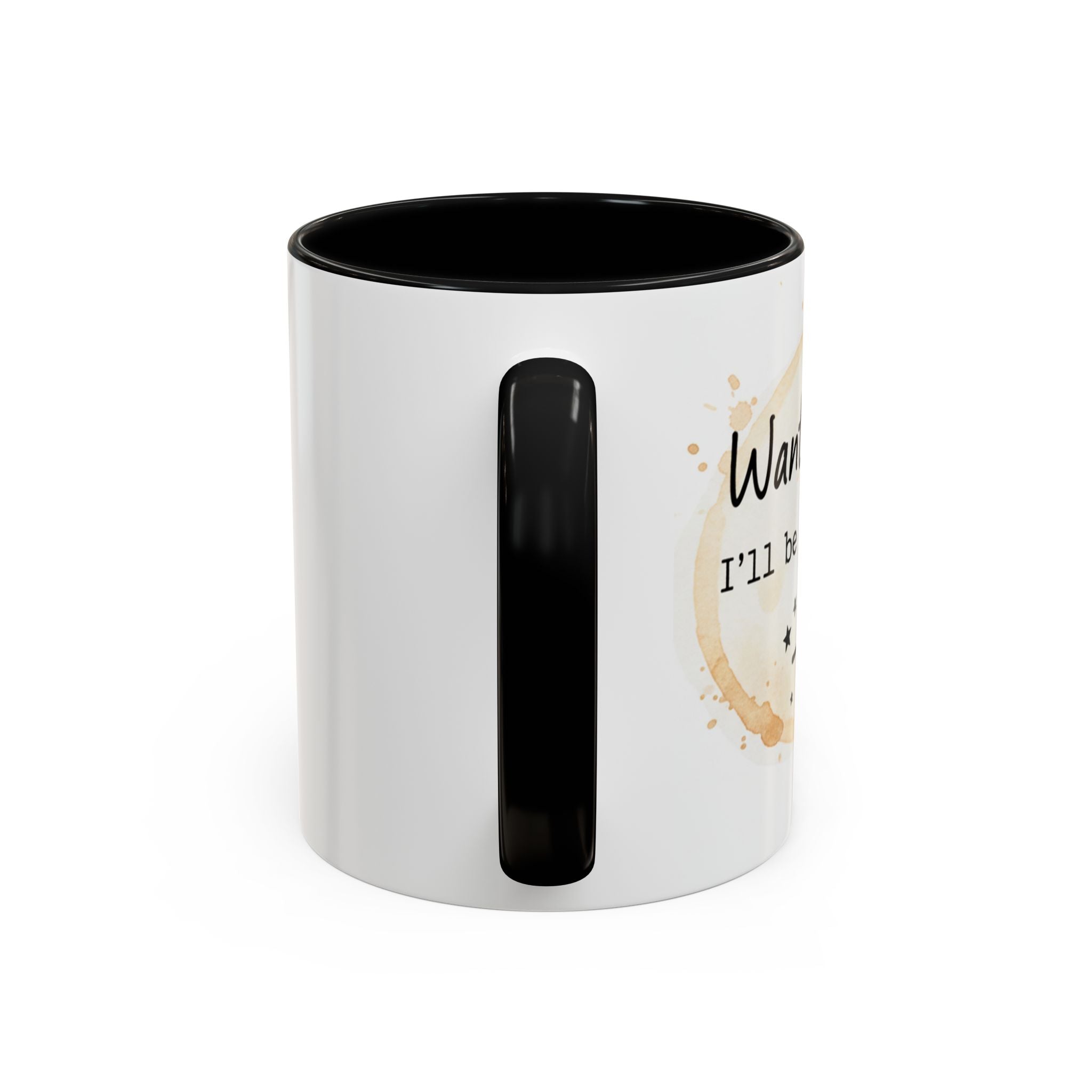 Religious Coffee Mug – “Want to Talk? I’ll Be Up All Night.-God” Accent Ceramic Mug