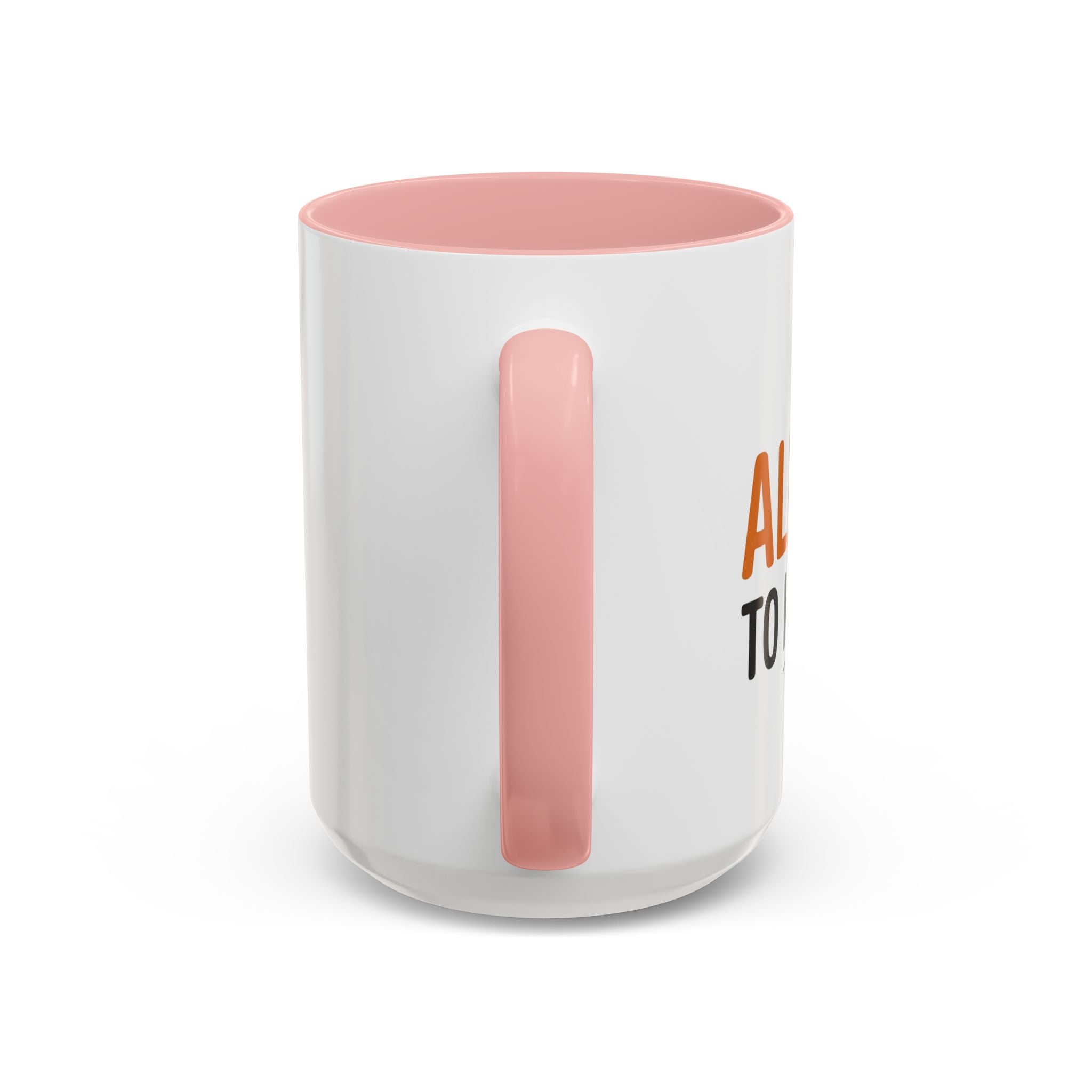 Coffee Mug — 'Im allergic to mornings' Accent Ceramic Cup