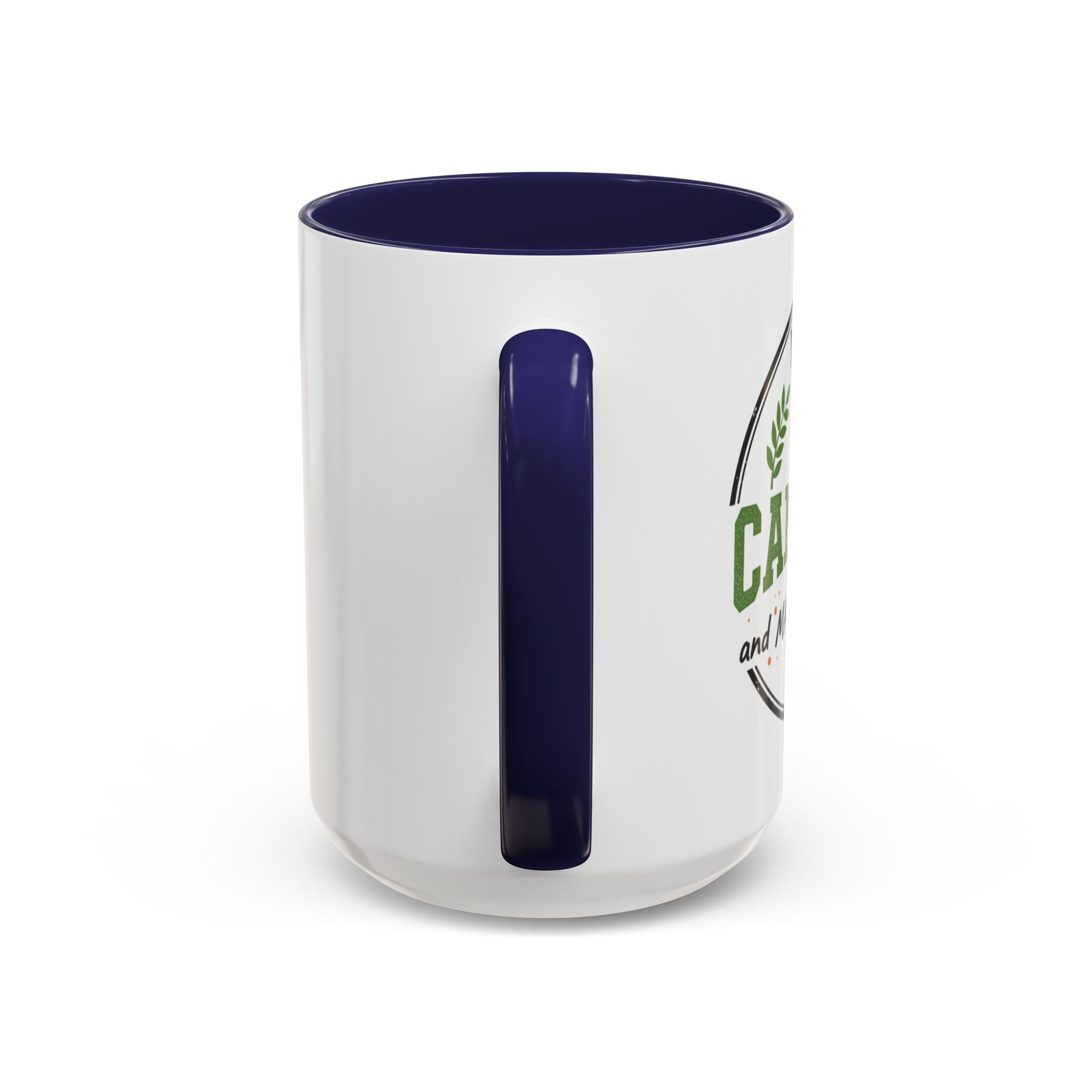 Funny Camping Accent Coffee Mug — I like CAMPING and MAYBE 3 people.