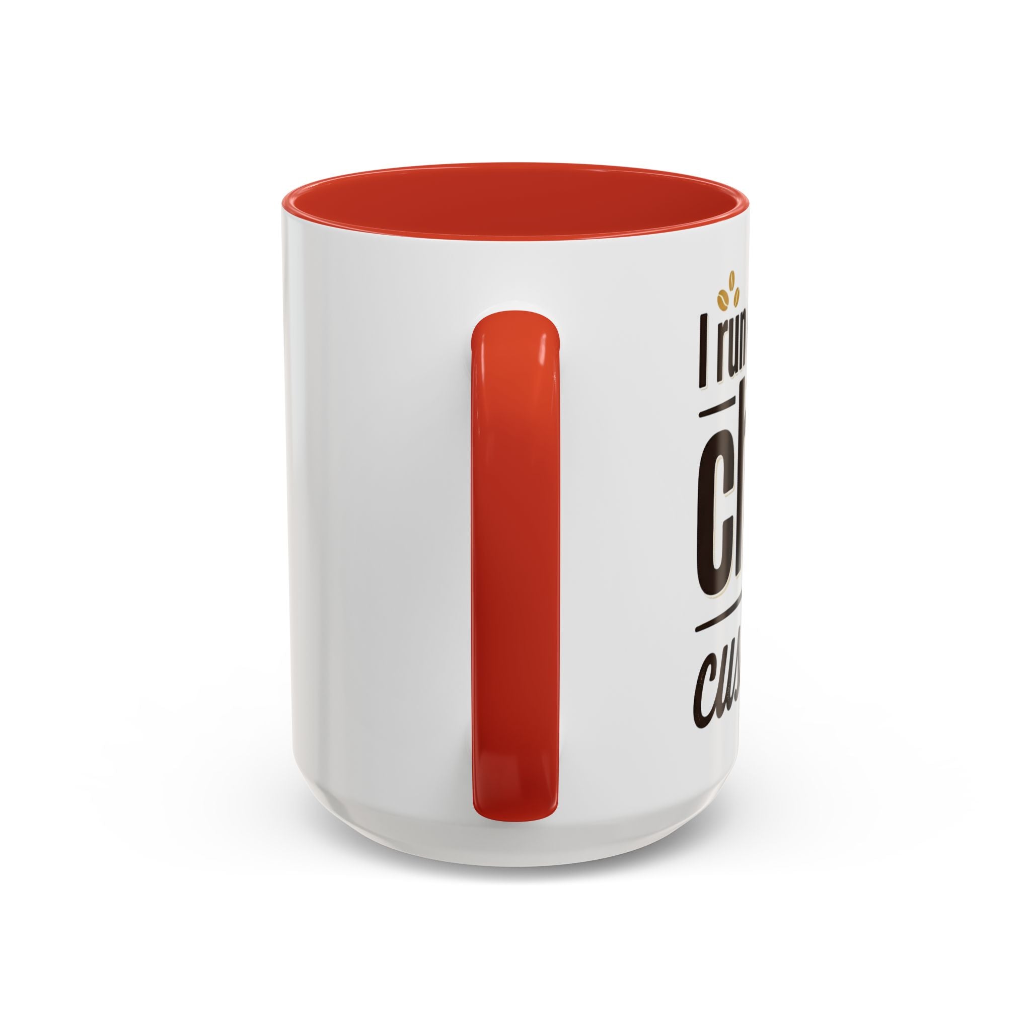 Coffee Mug - "Powered by Caffeine, Chaos & Cuss words" Accent 11/15oz