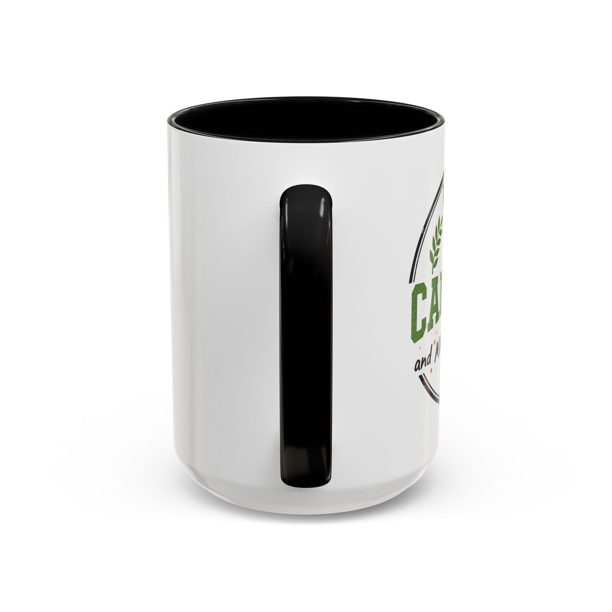 Funny Camping Accent Coffee Mug — I like CAMPING and MAYBE 3 people.