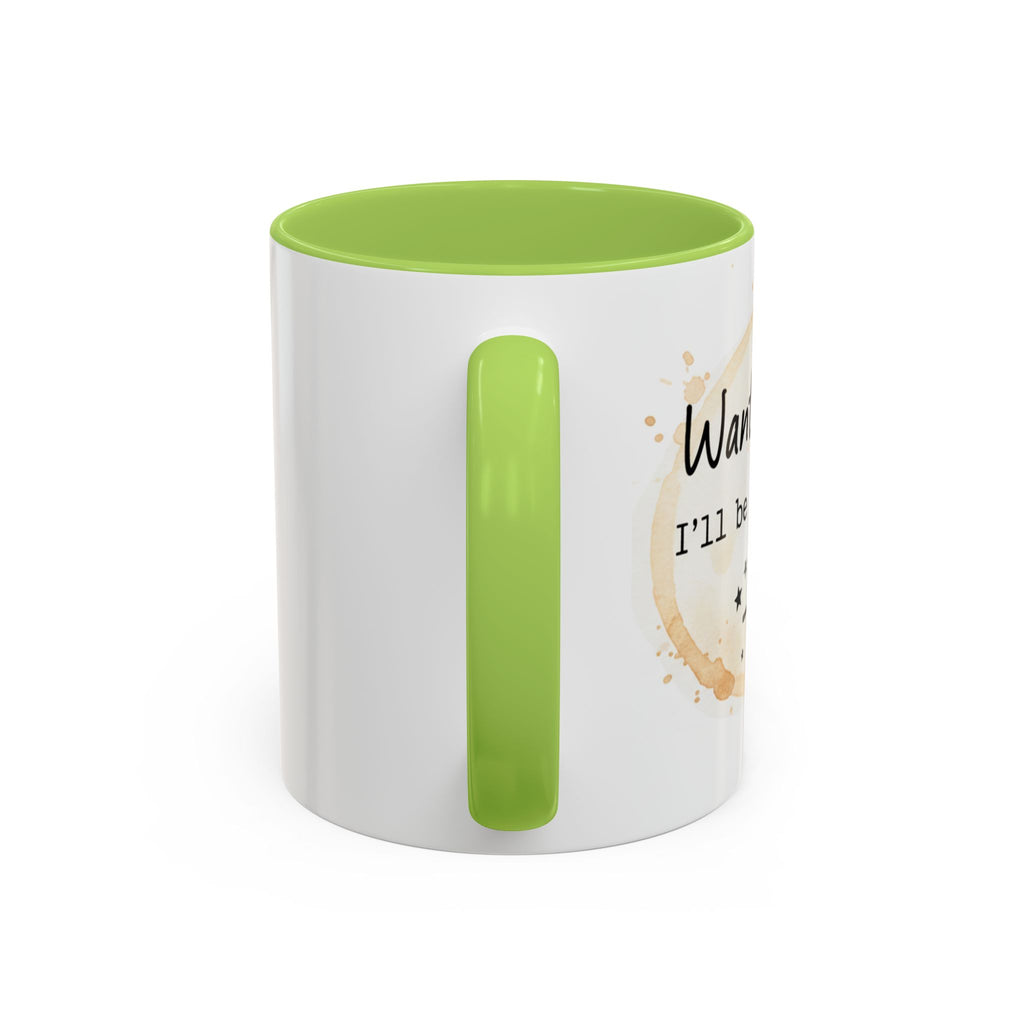 Religious Coffee Mug – “Want to Talk? I’ll Be Up All Night.-God” Accent Ceramic Mug