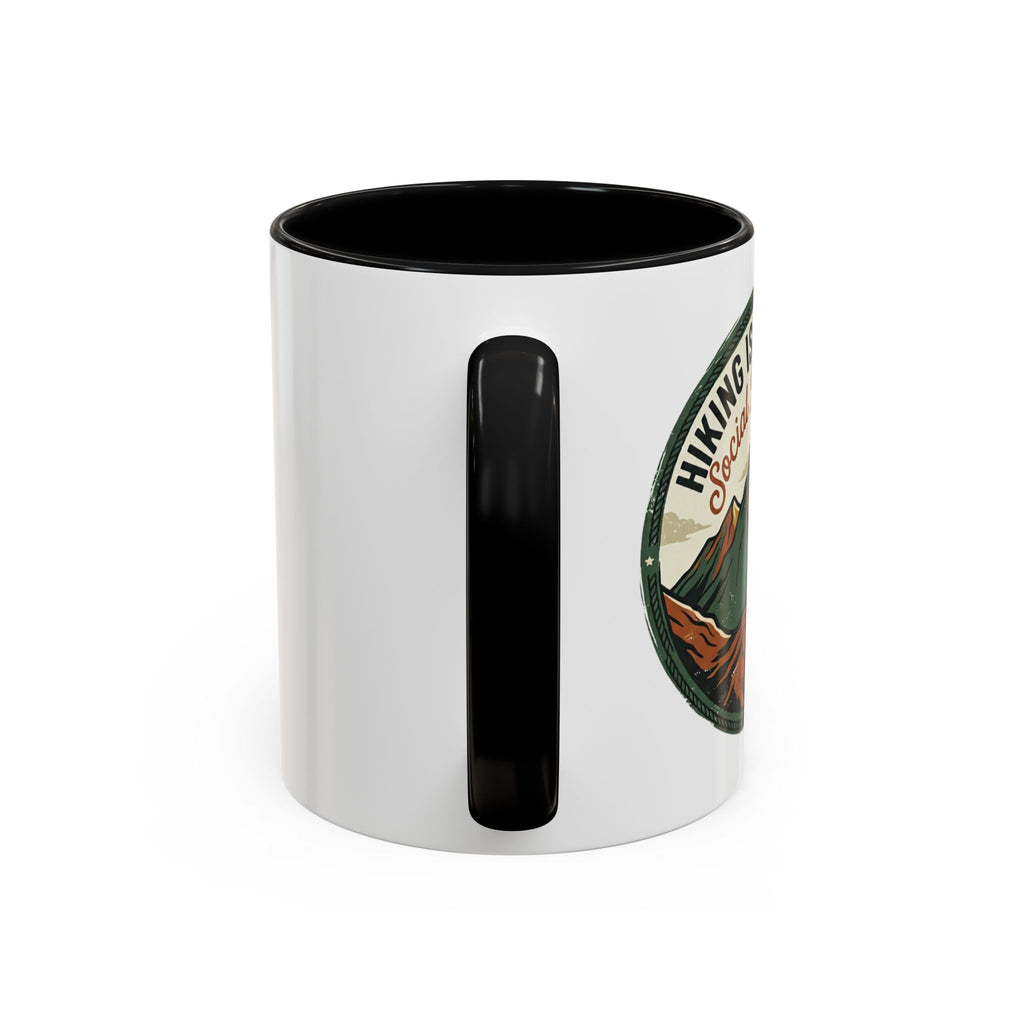 Hiking is my kind of social distancing Mug (11, 15oz)