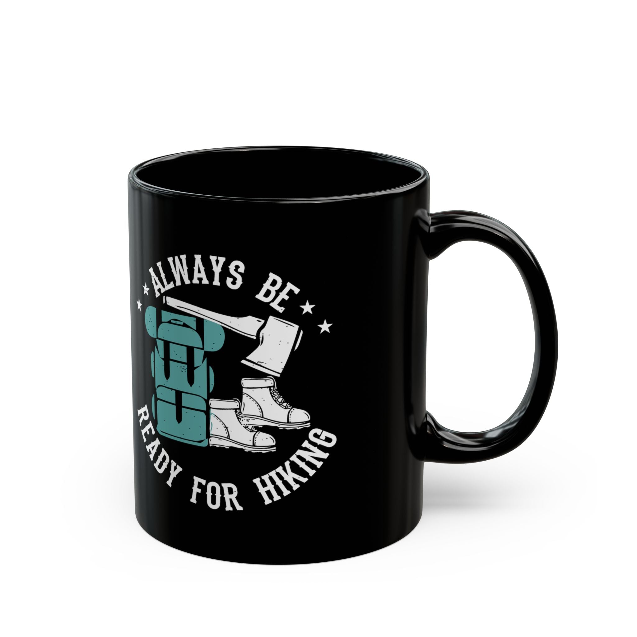 Dynamic Campfire Black Mug