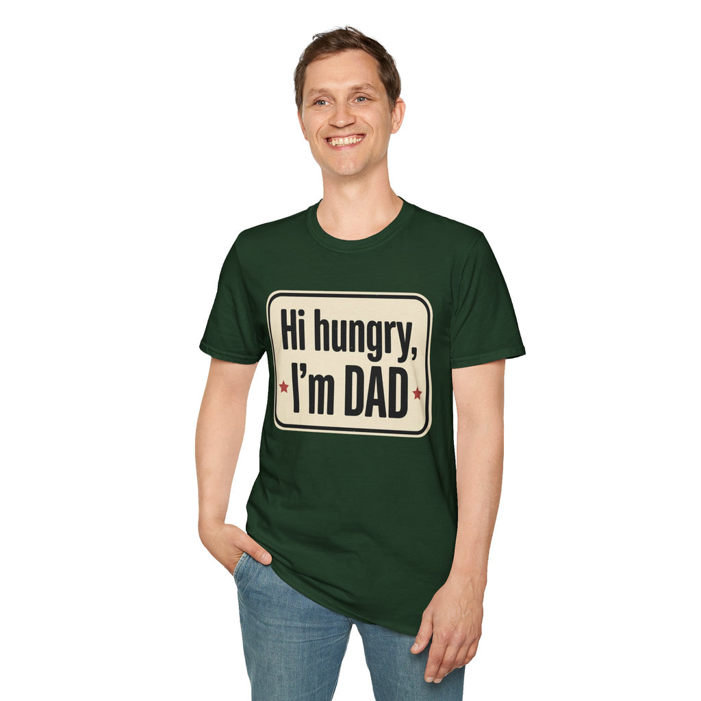 Hi Hungry I’m Dad T-Shirt — Funny Dad Joke Tee for Father’s Day