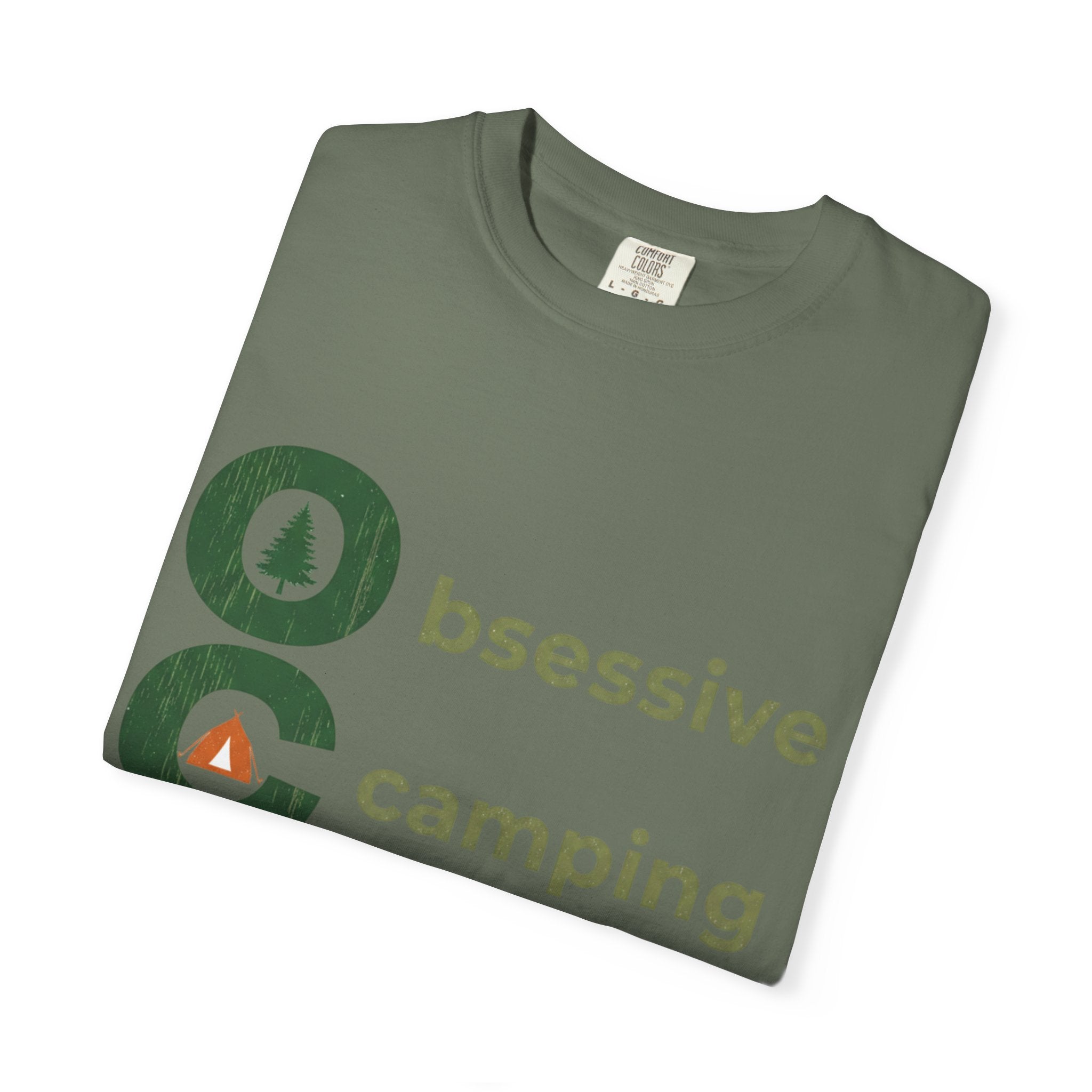 Camping T-Shirt — "Obsessive Camping Disorder" Graphic Tee (Outdoor Camper Gift)