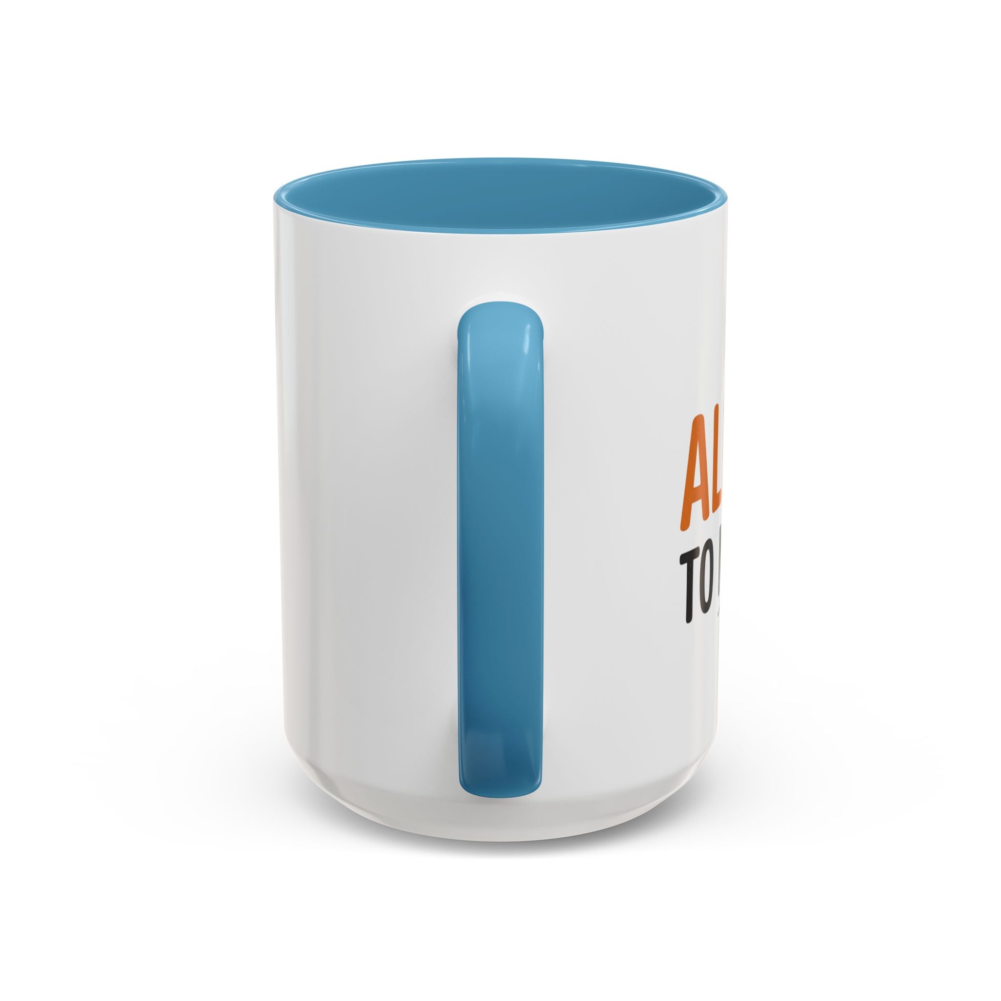 Coffee Mug — 'Im allergic to mornings' Accent Ceramic Cup