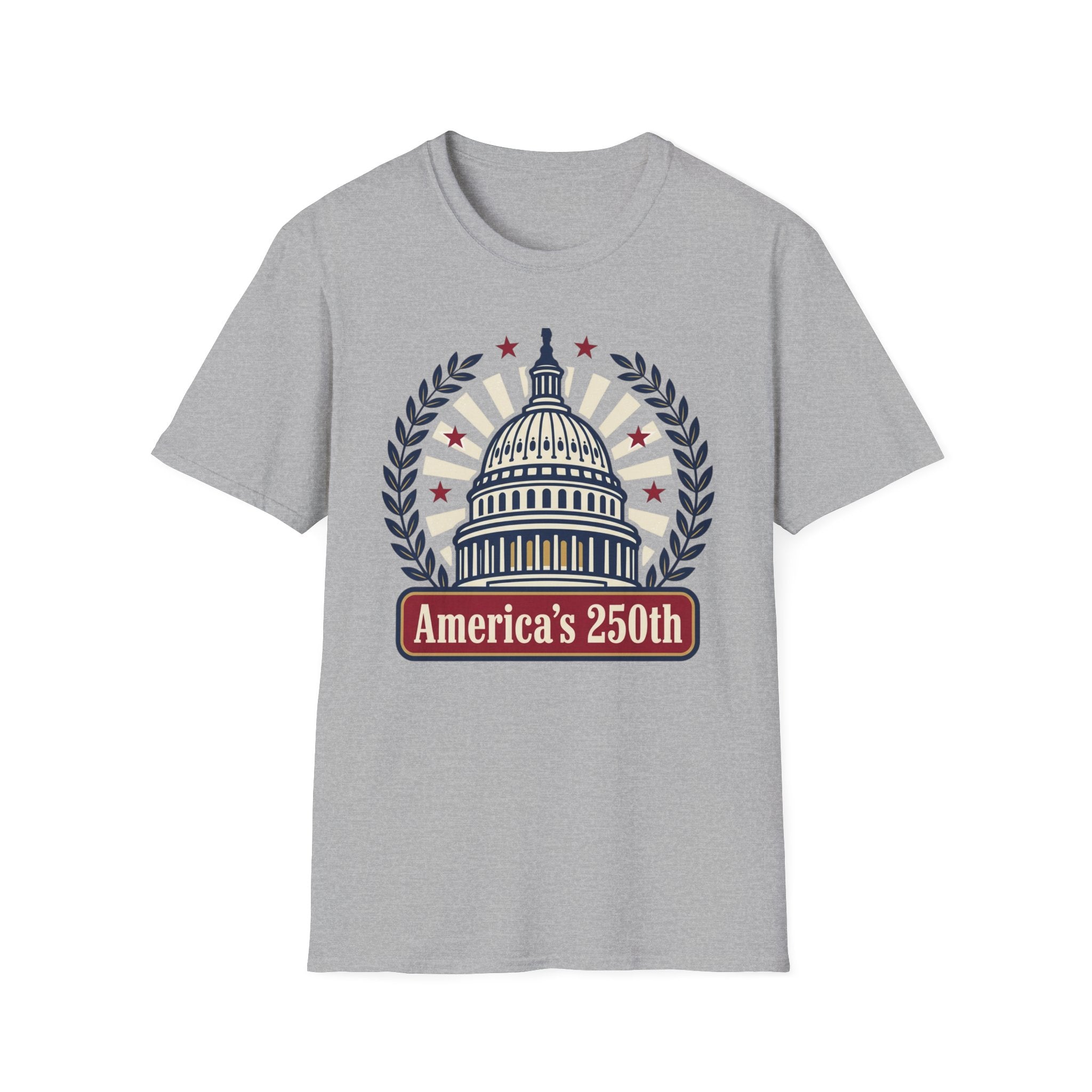 America's 250th Capitol T-Shirt — Patriotic USA Bicentennial Celebration Tee