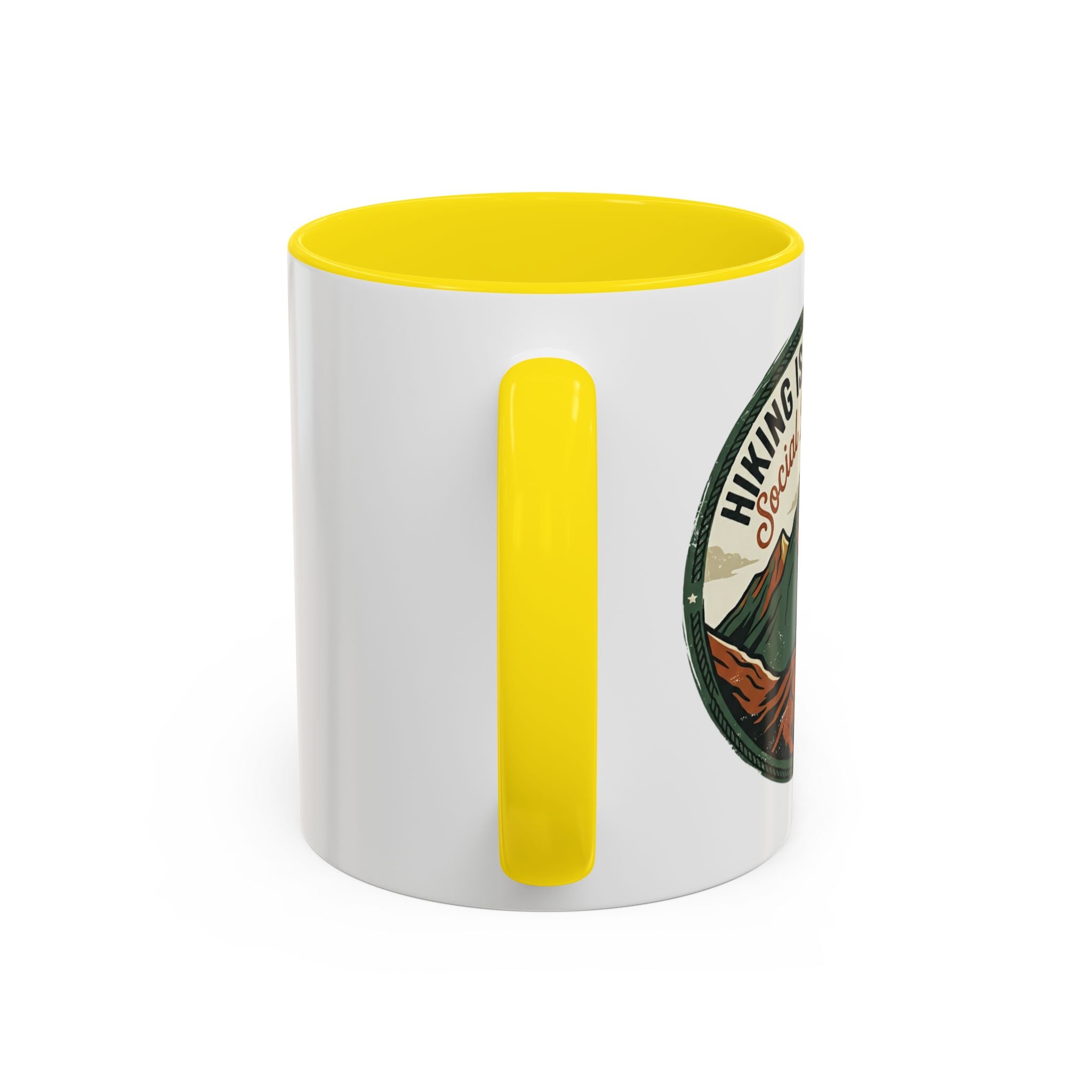 Hiking is my kind of social distancing Mug (11, 15oz)