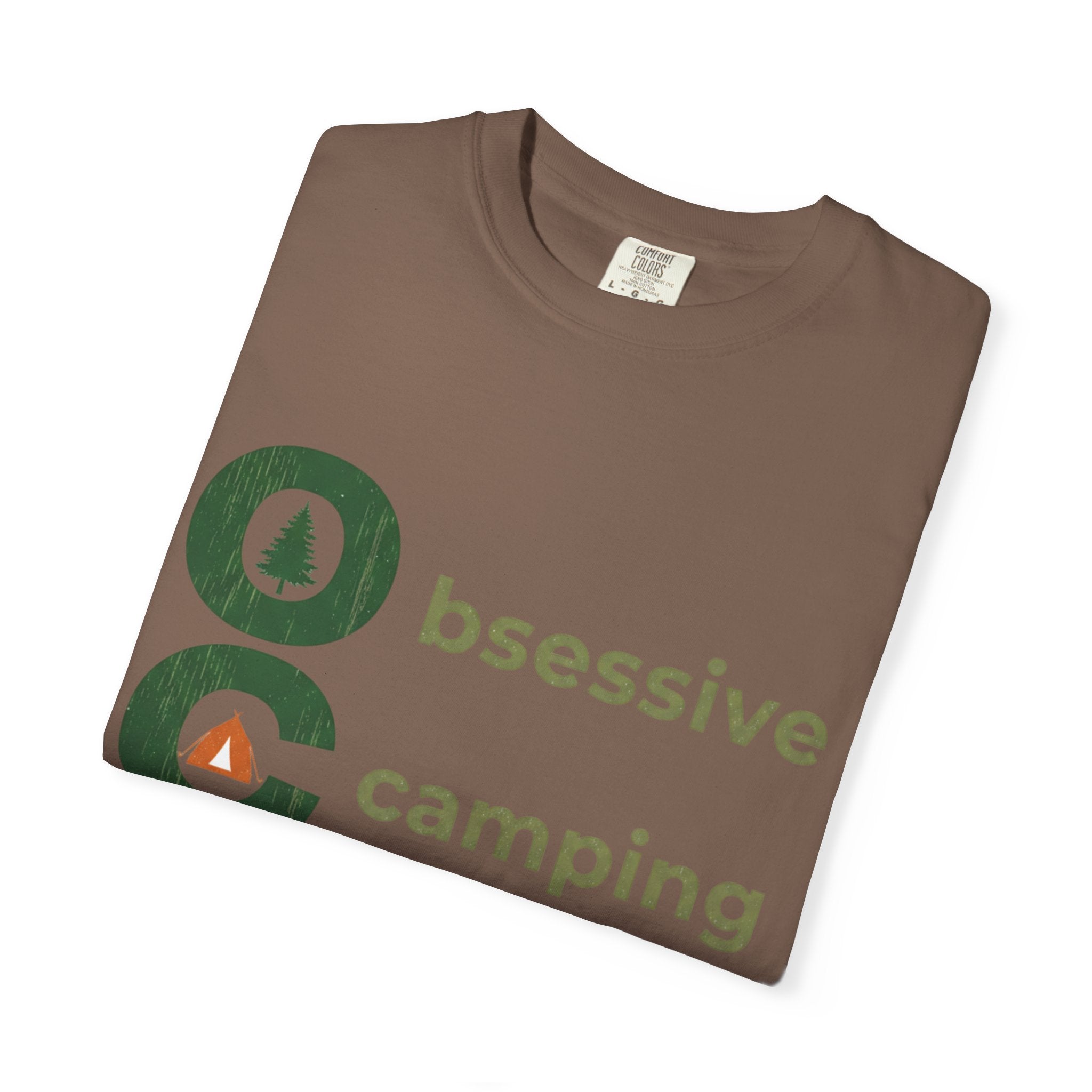 Camping T-Shirt — "Obsessive Camping Disorder" Graphic Tee (Outdoor Camper Gift)