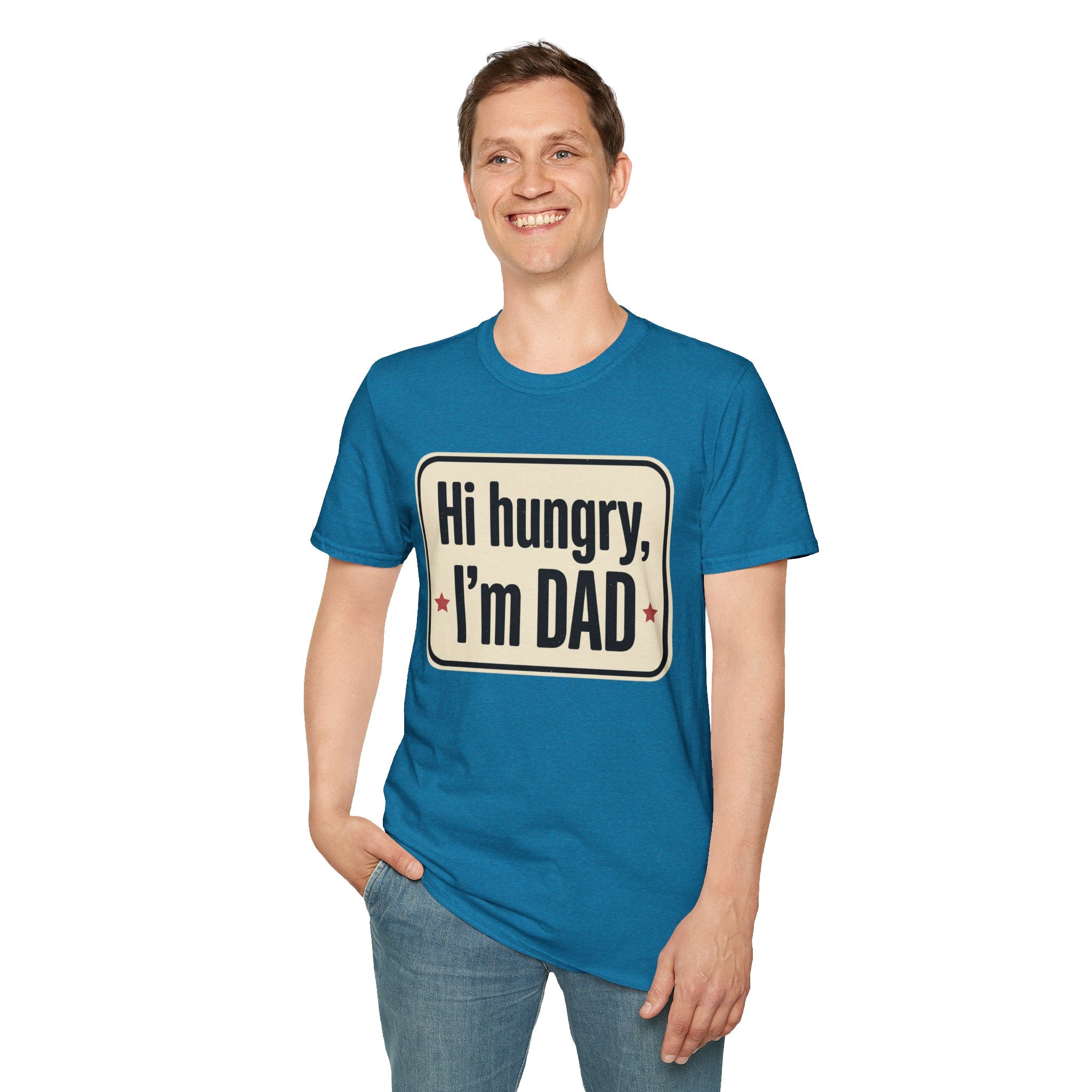 Hi Hungry I’m Dad T-Shirt — Funny Dad Joke Tee for Father’s Day