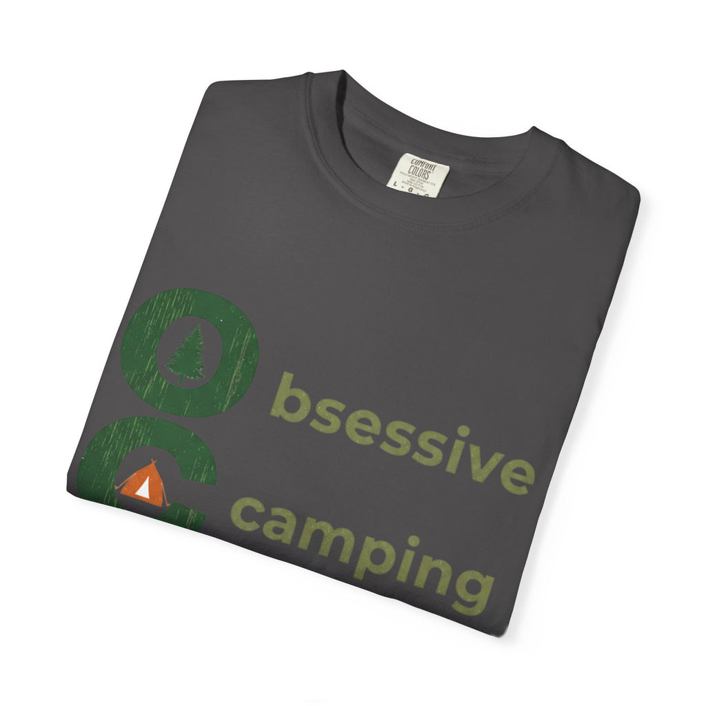 Camping T-Shirt — "Obsessive Camping Disorder" Graphic Tee (Outdoor Camper Gift)