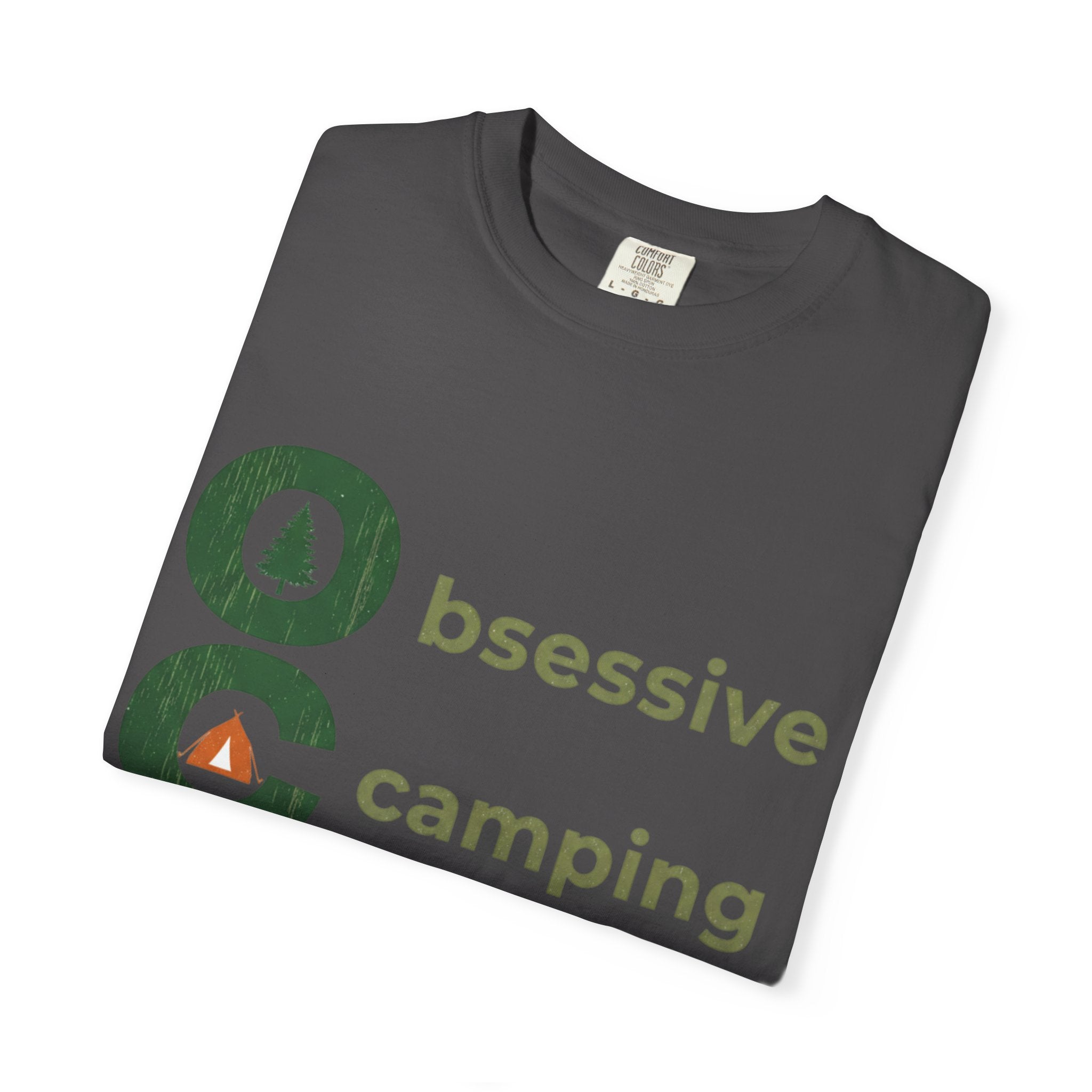 Camping T-Shirt — "Obsessive Camping Disorder" Graphic Tee (Outdoor Camper Gift)