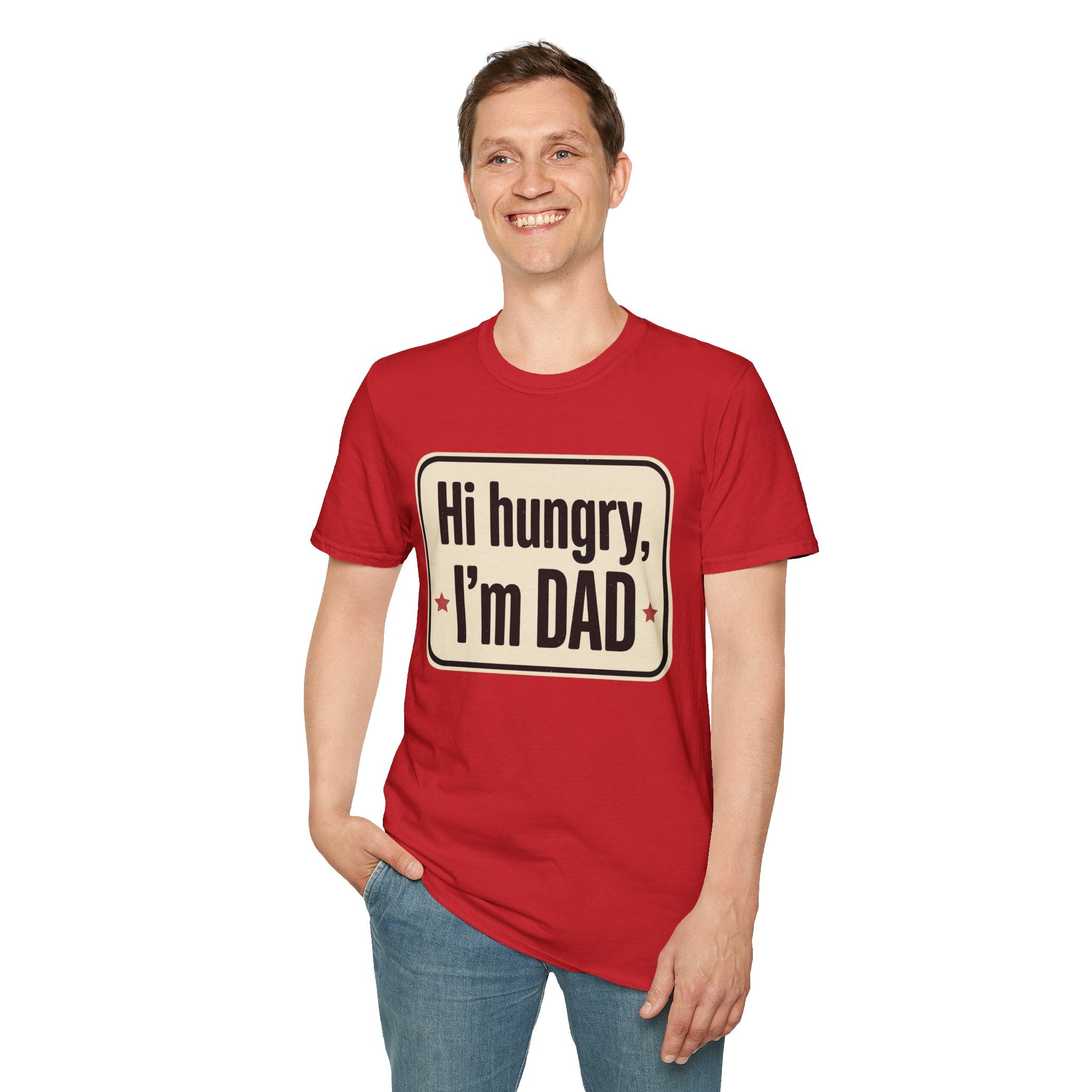 Hi Hungry I’m Dad T-Shirt — Funny Dad Joke Tee for Father’s Day