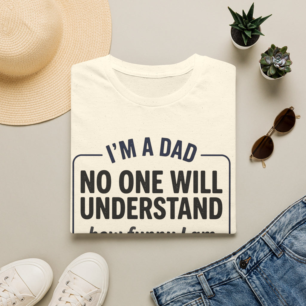 Dad T-Shirt — "I'm a Dad, No One Will Understand How Funny I Am" Funny Father's Day Tee