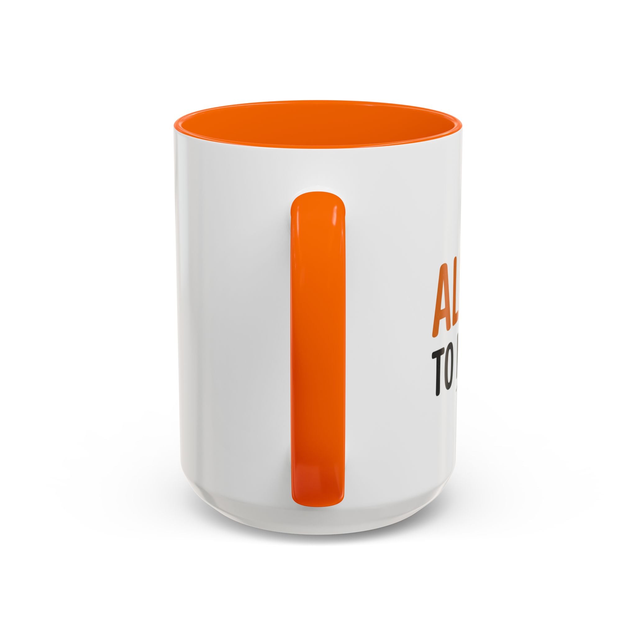 Coffee Mug — 'Im allergic to mornings' Accent Ceramic Cup