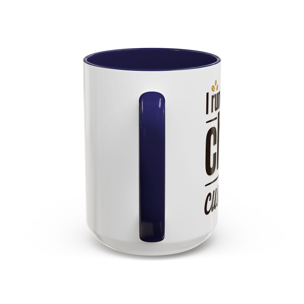 Coffee Mug - "Powered by Caffeine, Chaos & Cuss words" Accent 11/15oz