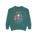 I Make Camping Cute Sweatshirt – "I Make Camping Cute" Graphic Crewneck