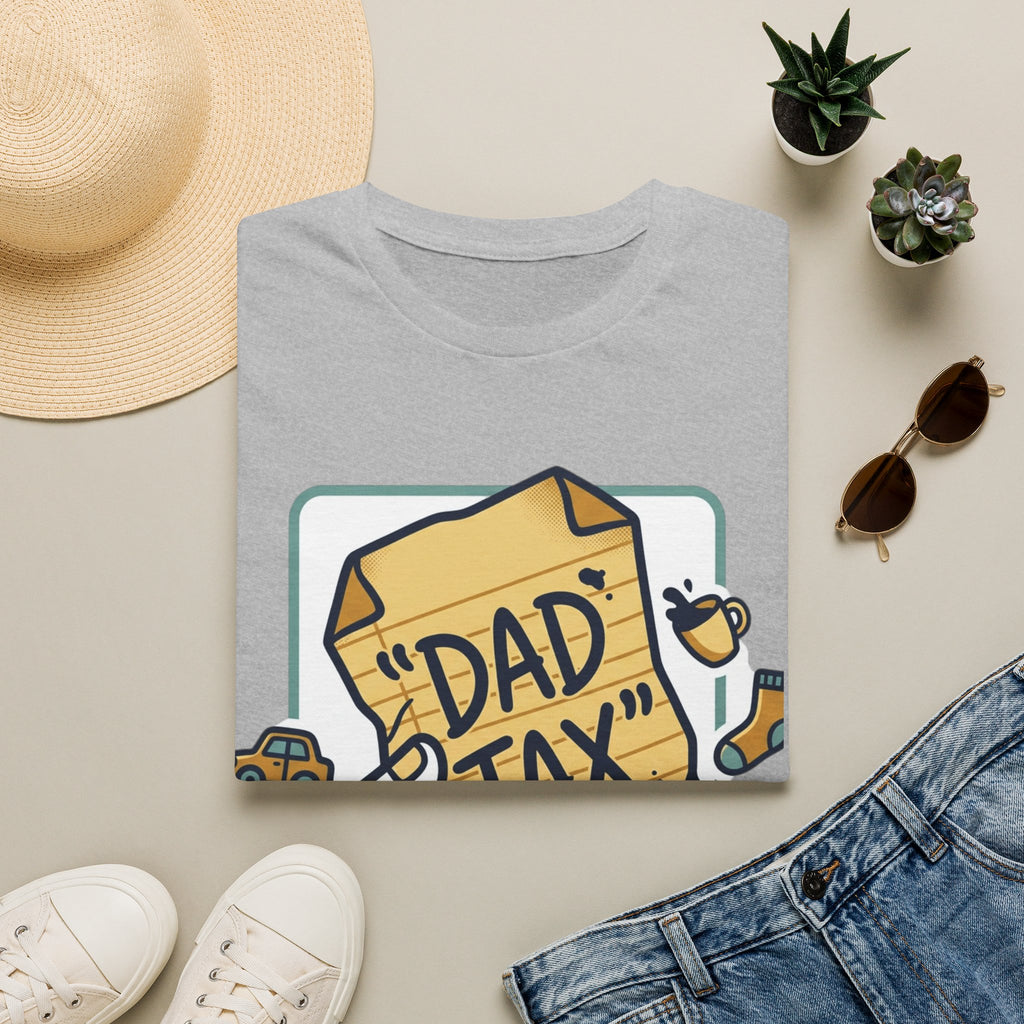 Dad Tax T-Shirt — Funny Fathers Day Tee with ‘Dad Tax’ Receipt Design