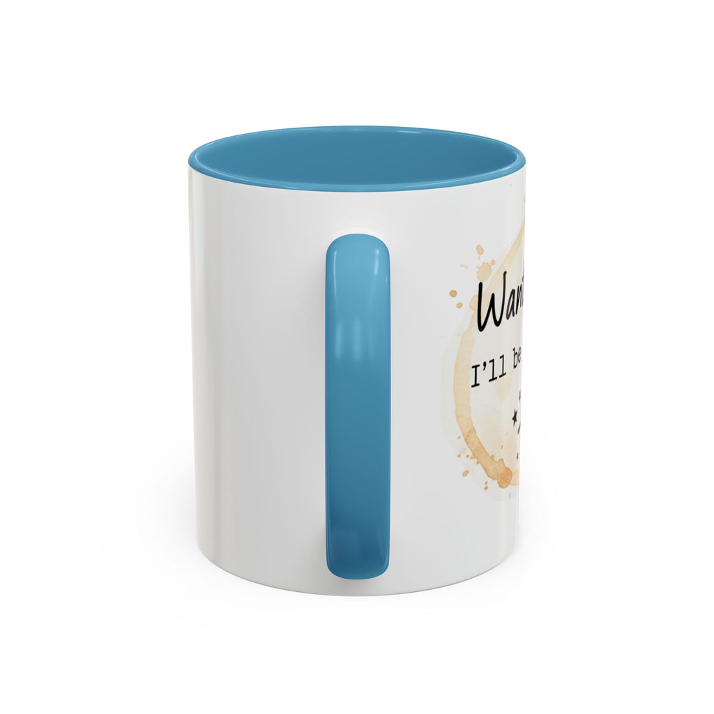 Religious Coffee Mug – “Want to Talk? I’ll Be Up All Night.-God” Accent Ceramic Mug