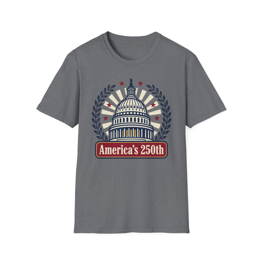 America's 250th Capitol T-Shirt — Patriotic USA Bicentennial Celebration Tee