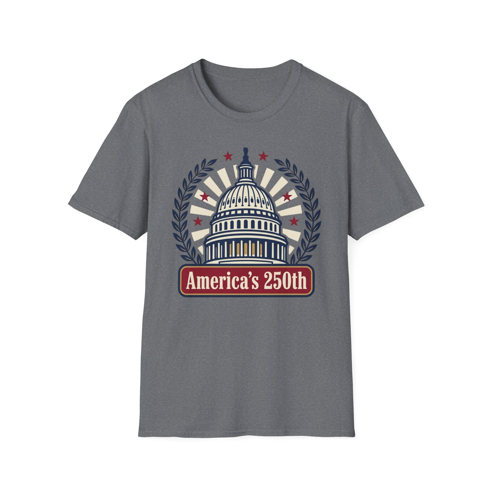 America's 250th Capitol T-Shirt — Patriotic USA Bicentennial Celebration Tee