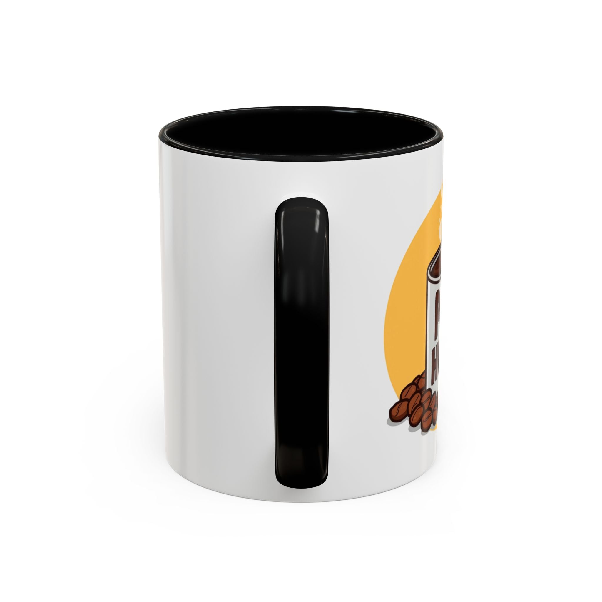 Coffee Mug - Funny coffee "Pot Head" Accent Mug (11/15oz)