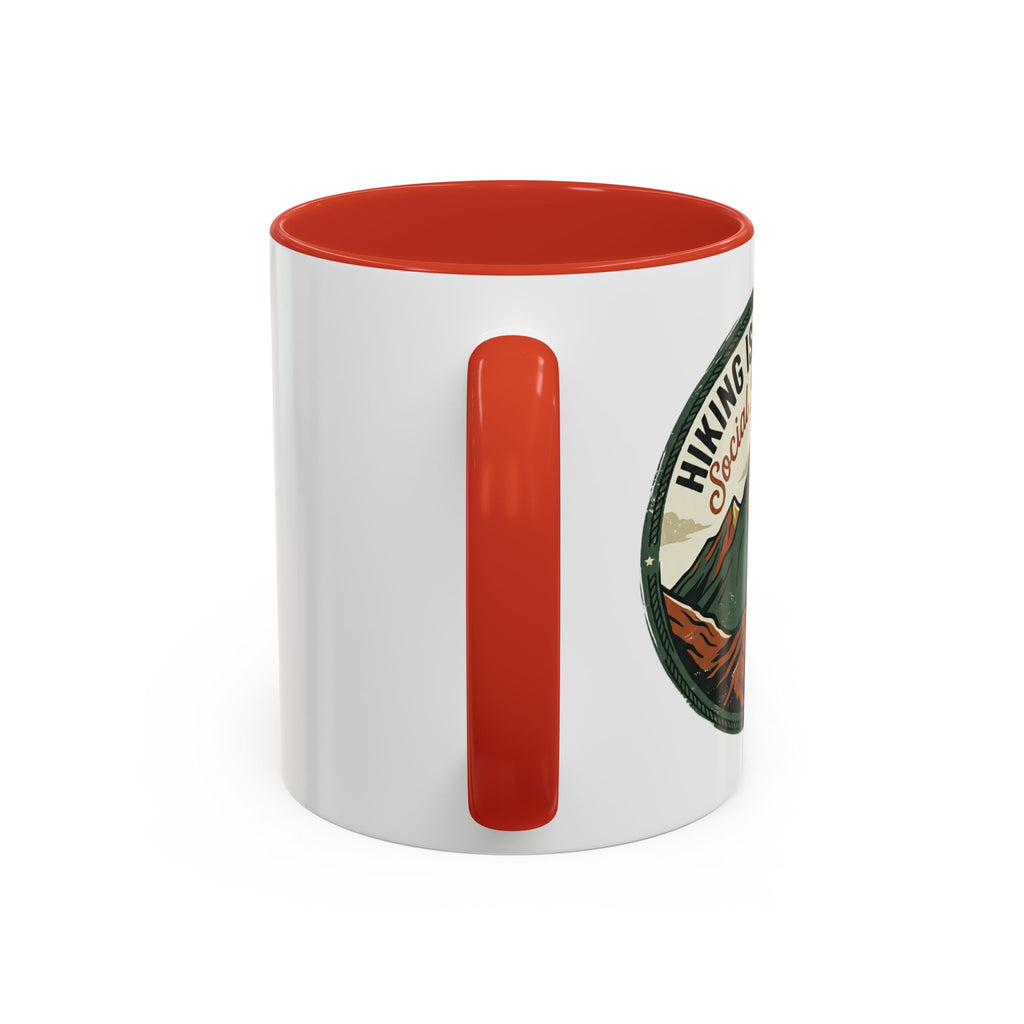 Hiking is my kind of social distancing Mug (11, 15oz)