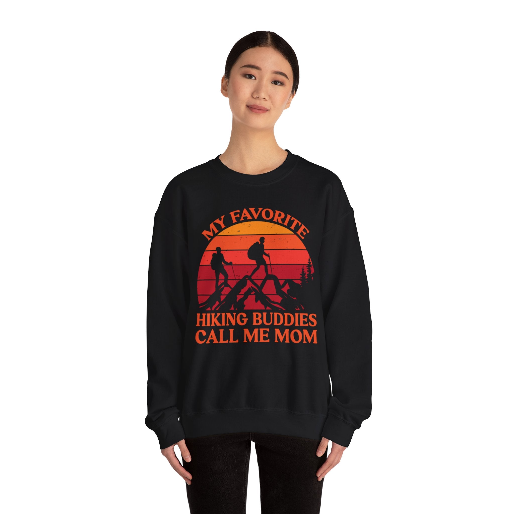 Playful Mountain Mom Graphic Crew