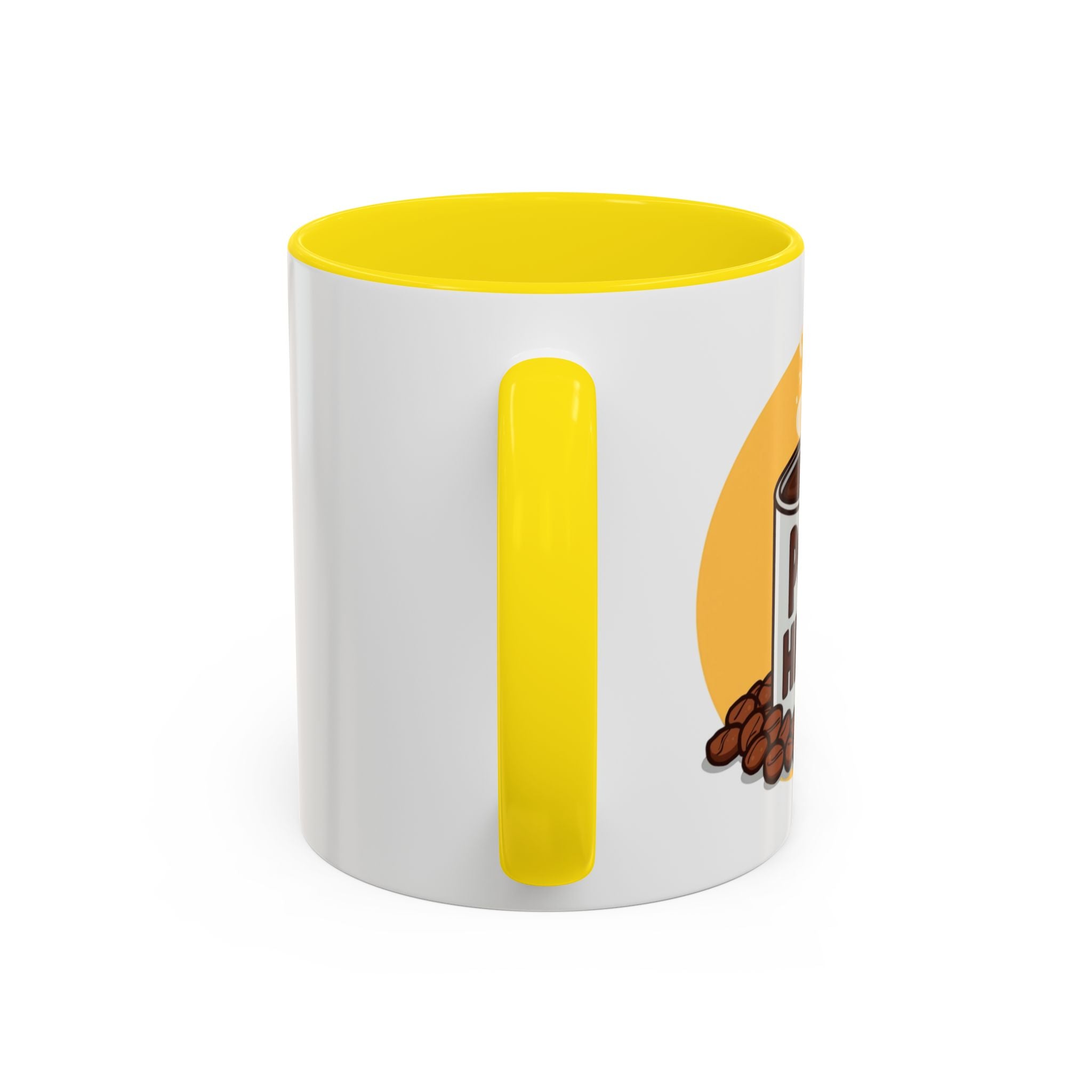 Coffee Mug - Funny coffee "Pot Head" Accent Mug (11/15oz)