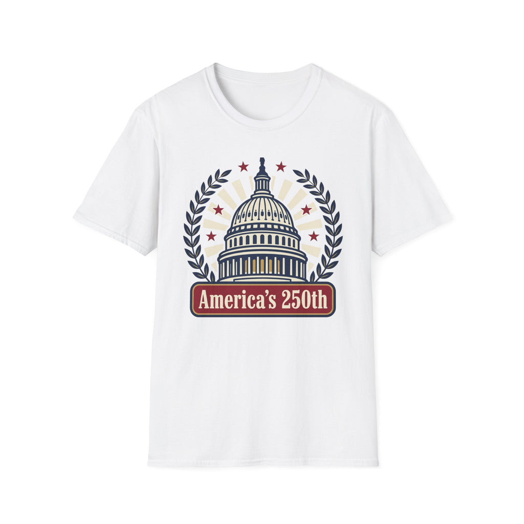 America's 250th Capitol T-Shirt — Patriotic USA Bicentennial Celebration Tee