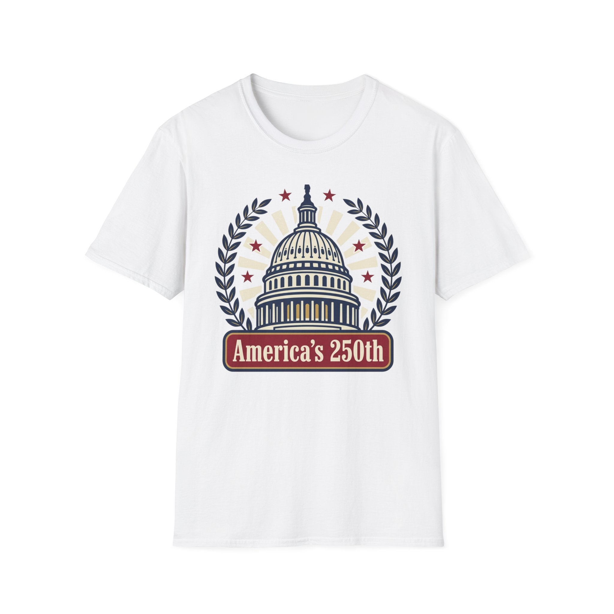 America's 250th Capitol T-Shirt — Patriotic USA Bicentennial Celebration Tee