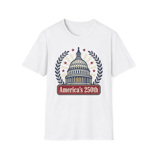 America's 250th Capitol T-Shirt — Patriotic USA Bicentennial Celebration Tee