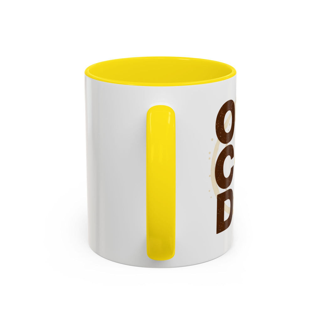Coffee Mug — "Obsessive Coffee Disorder" Accent Ceramic Mug (11/15oz)