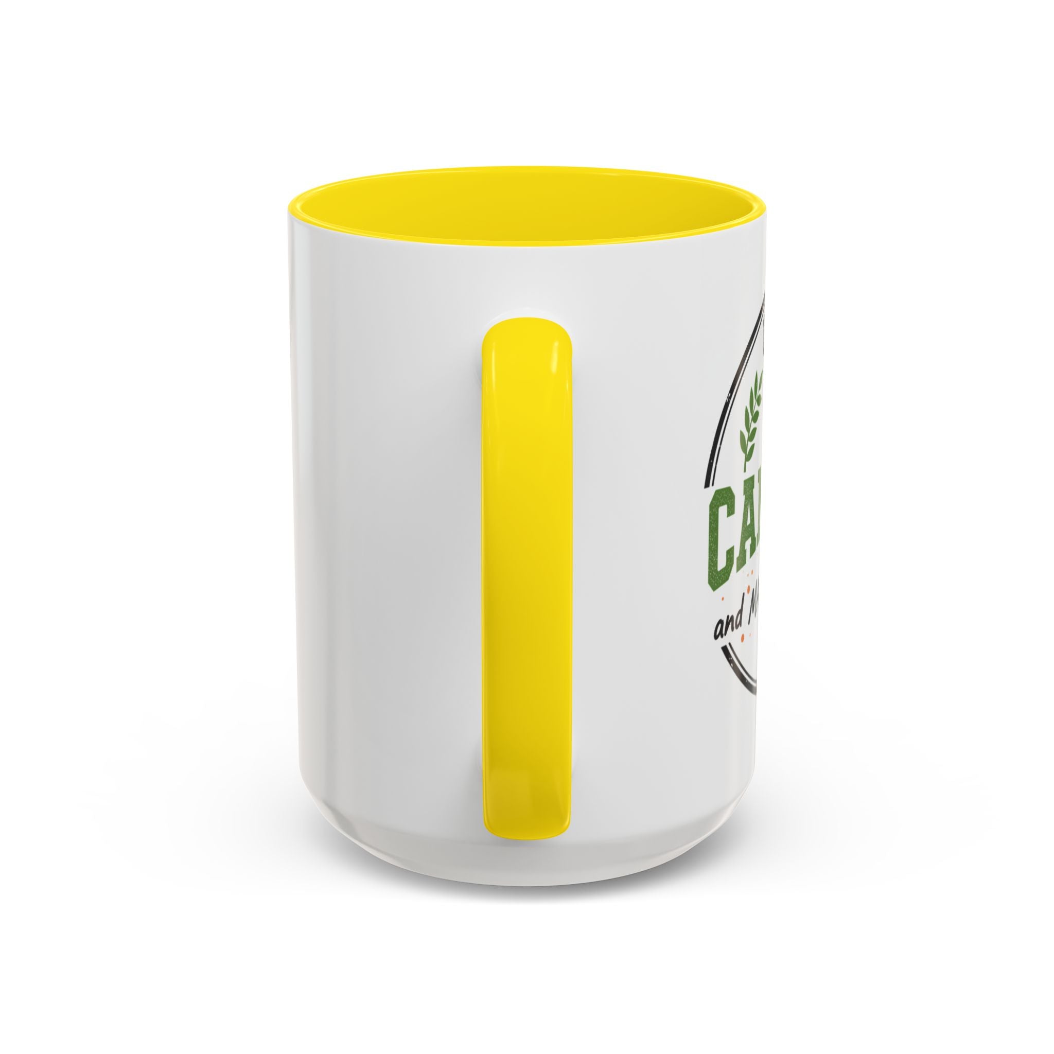 Funny Camping Accent Coffee Mug — I like CAMPING and MAYBE 3 people.