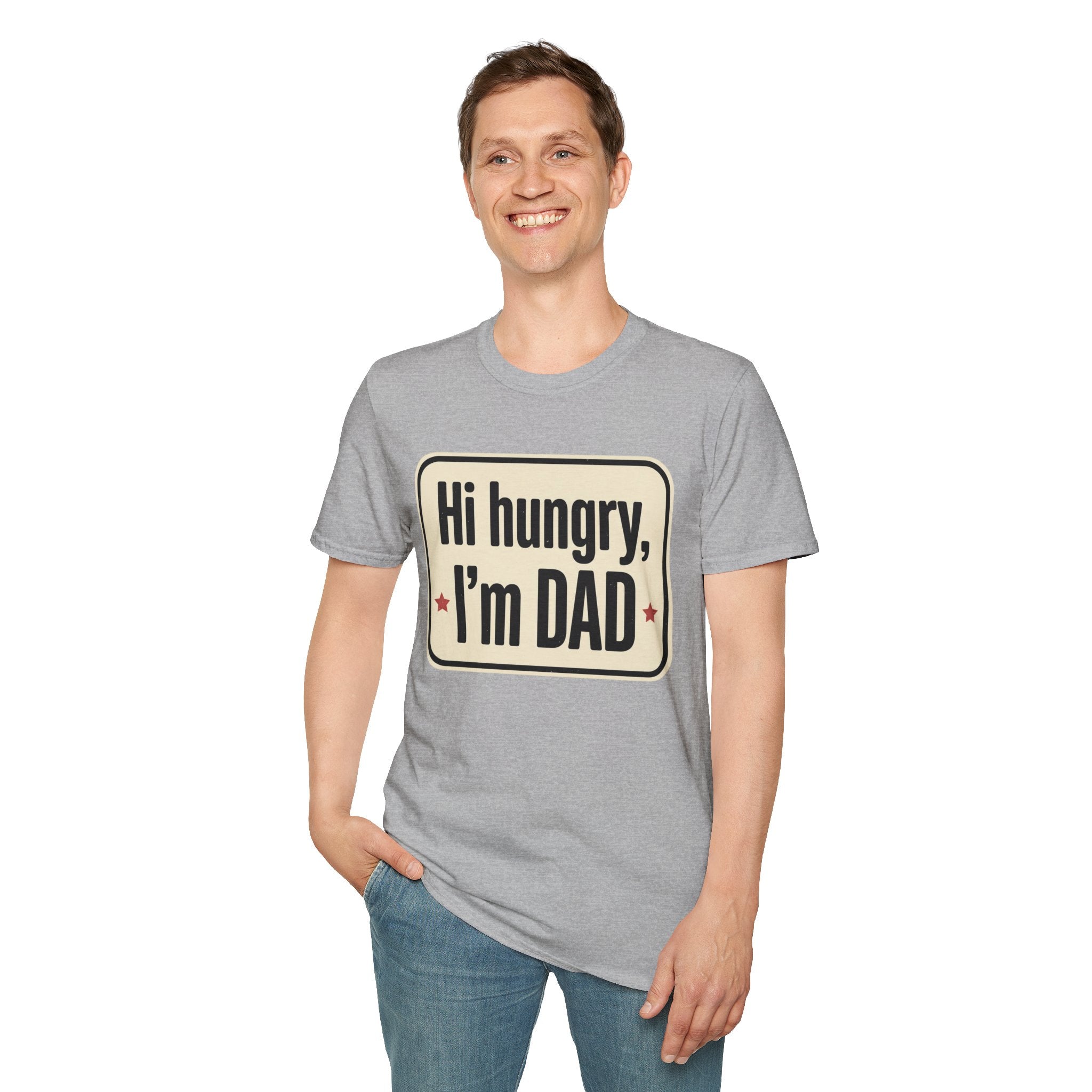 Hi Hungry I’m Dad T-Shirt — Funny Dad Joke Tee for Father’s Day