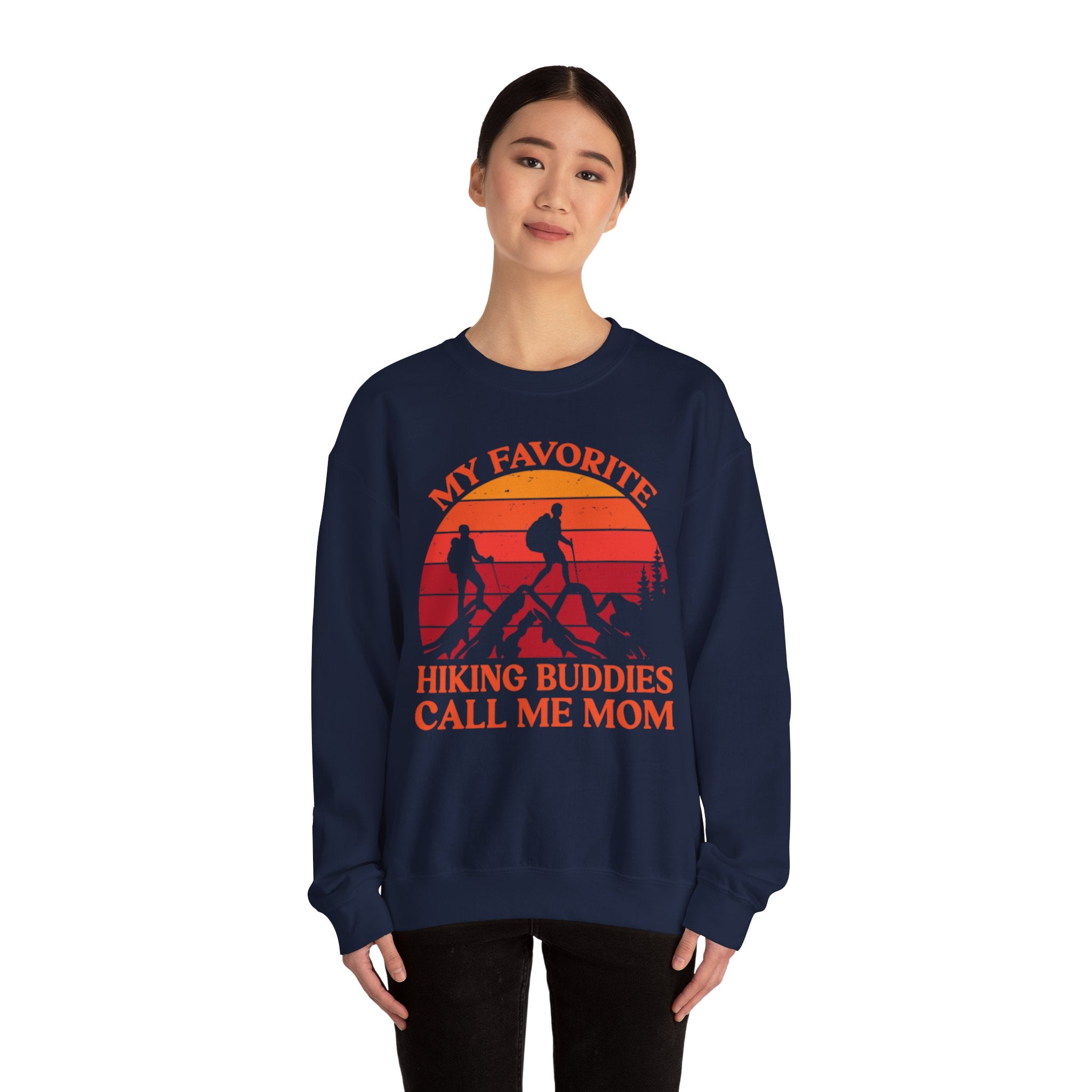 Playful Mountain Mom Graphic Crew
