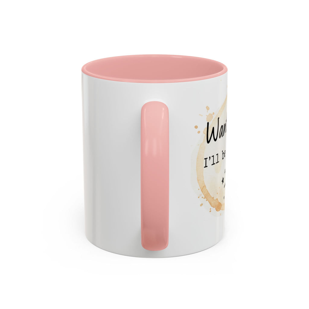 Religious Coffee Mug – “Want to Talk? I’ll Be Up All Night.-God” Accent Ceramic Mug