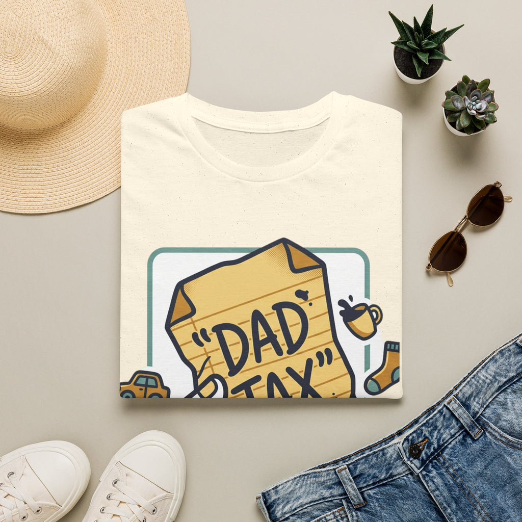 Dad Tax T-Shirt — Funny Fathers Day Tee with ‘Dad Tax’ Receipt Design