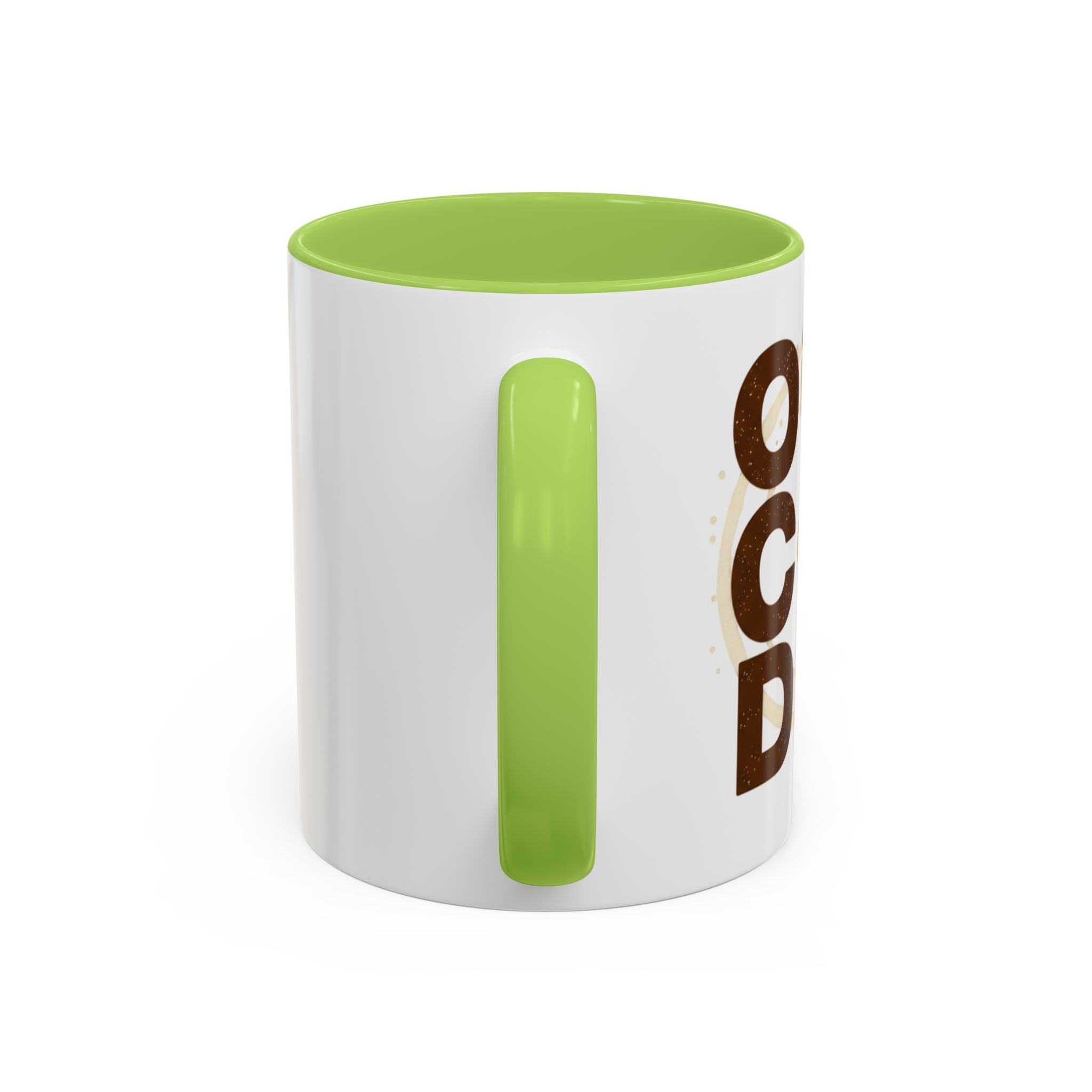 Coffee Mug — "Obsessive Coffee Disorder" Accent Ceramic Mug (11/15oz)