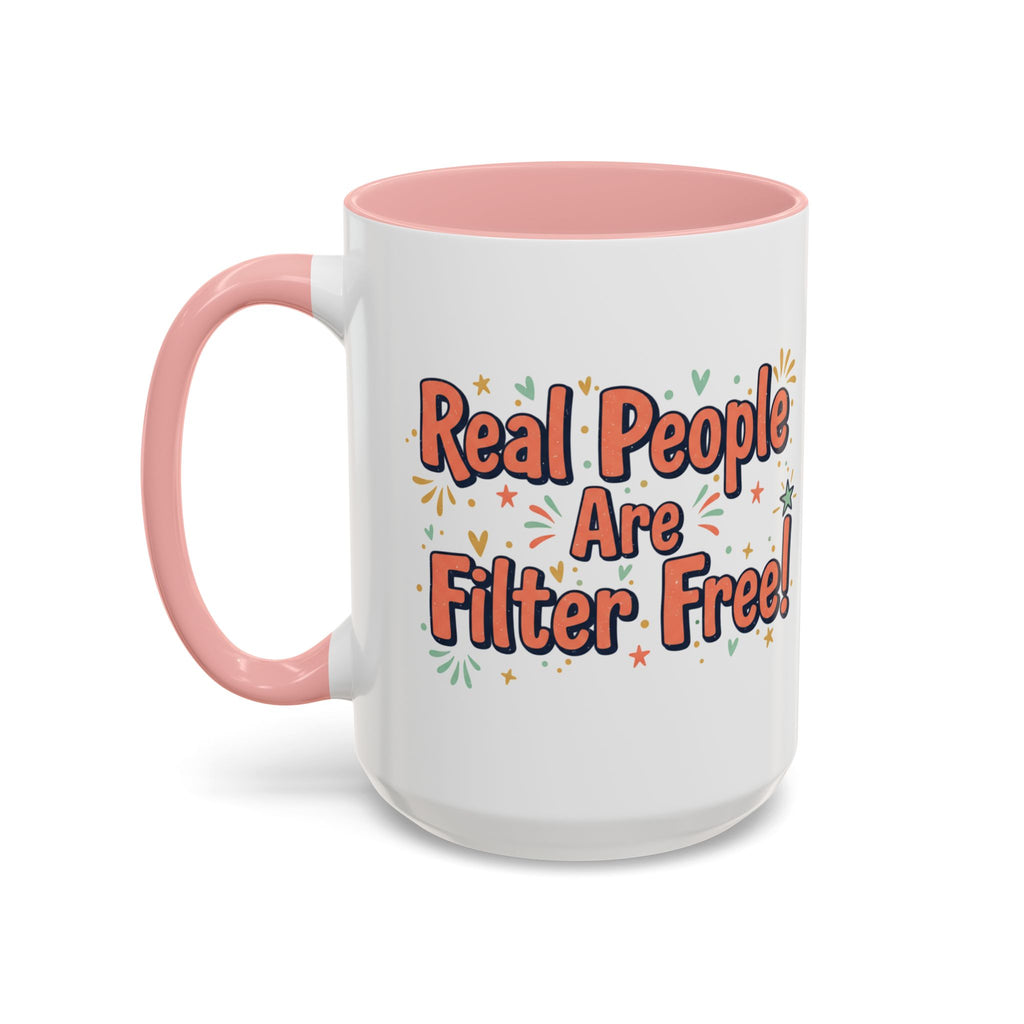 Funny People-Phobic Accent Coffee Mug — "People Make Me Tired" Retro Design (11/15 oz)