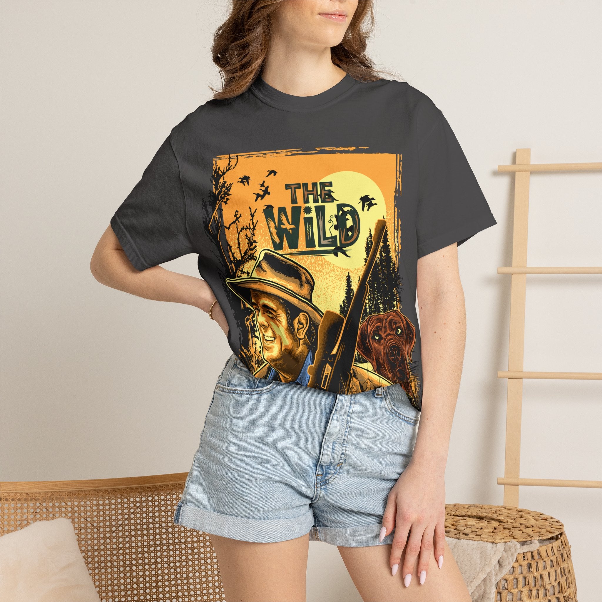 The Wild Vintage Hunting T-Shirt — Outdoorsman Retro Graphic Tee