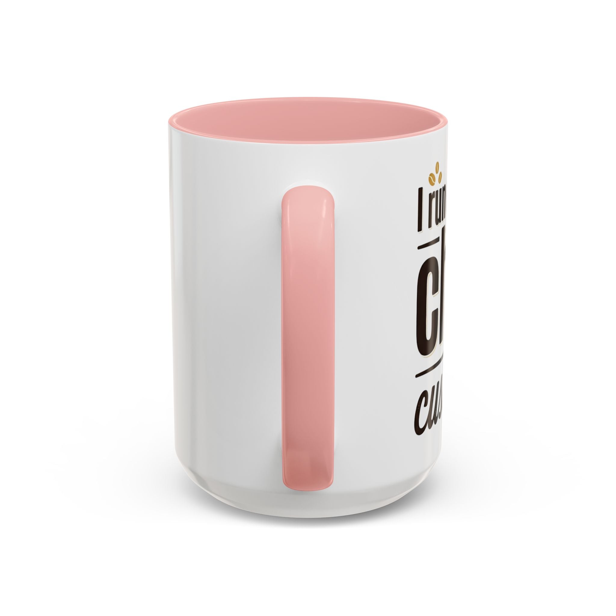 Coffee Mug - "Powered by Caffeine, Chaos & Cuss words" Accent 11/15oz