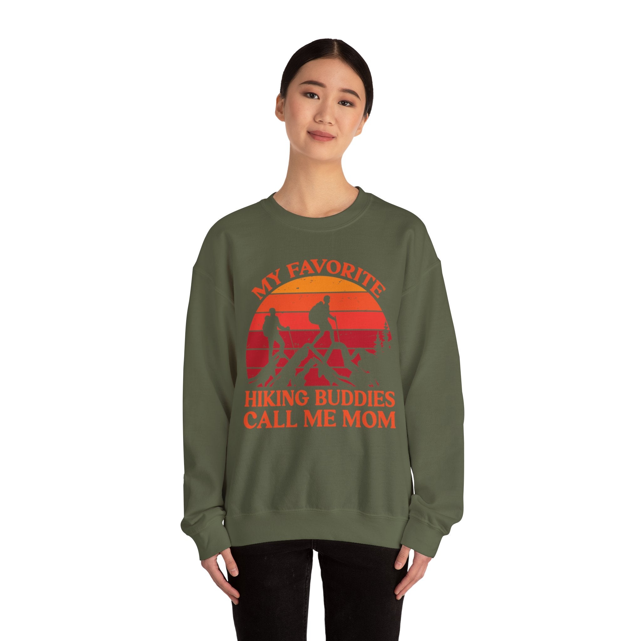 Playful Mountain Mom Graphic Crew